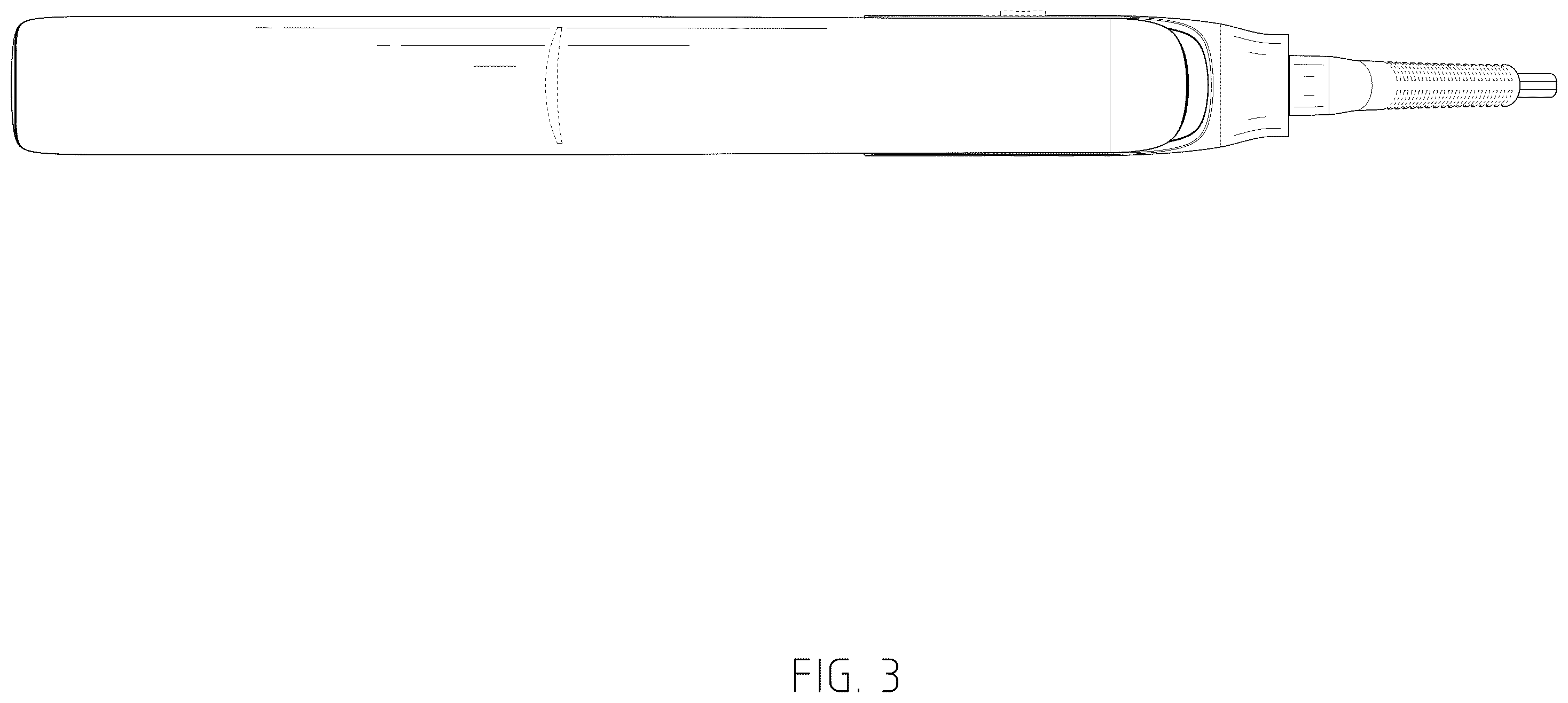 Patent USD1124499 Figure 3 – Hair straightener