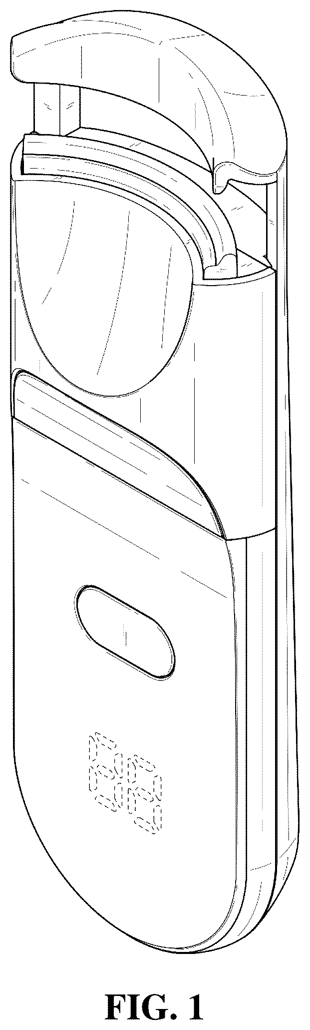 Patent USD1124500 Figure 1 – Eyelash curler