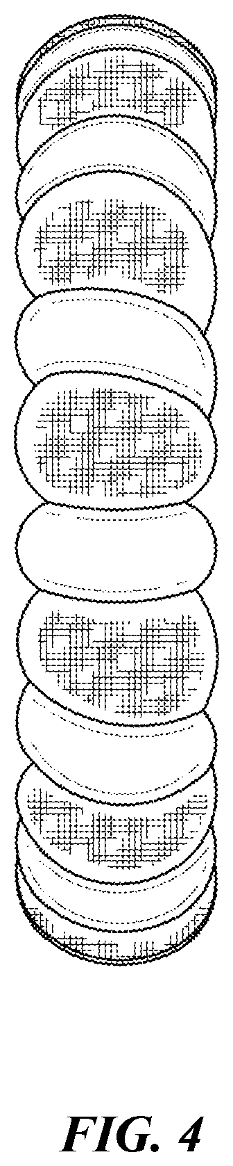 Patent USD1124503 Figure 4 – Spiral hair tie