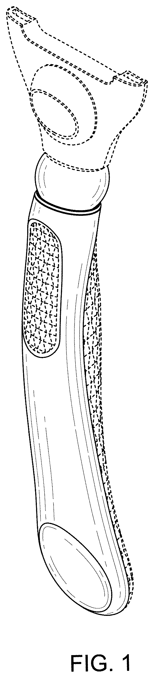 Patent USD1124506 Figure 1 – Shaving razor handle