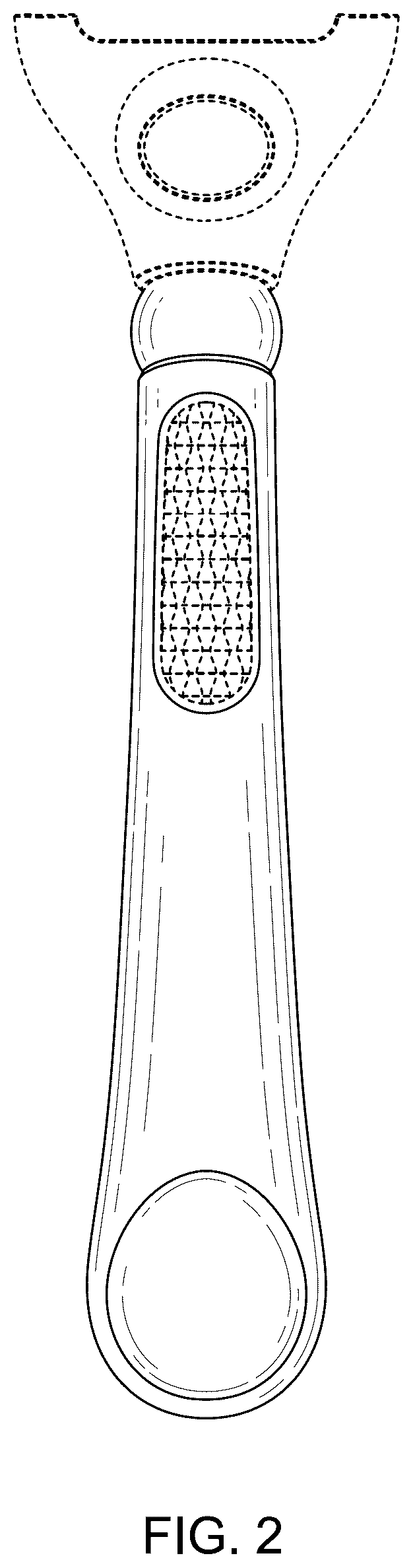 Patent USD1124506 Figure 2 – Shaving razor handle