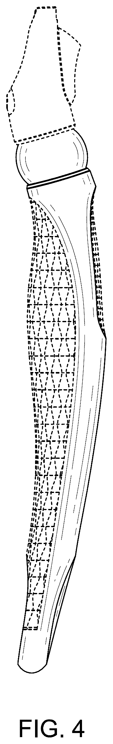Patent USD1124506 Figure 4 – Shaving razor handle