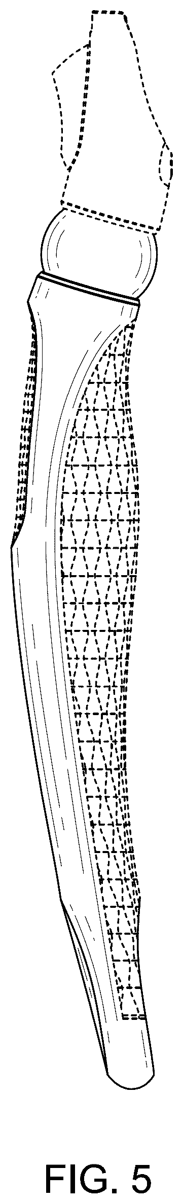 Patent USD1124506 Figure 5 – Shaving razor handle