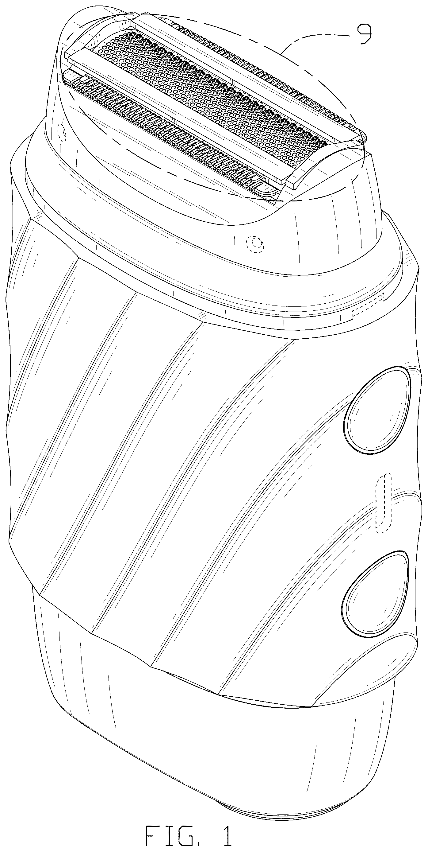 Patent USD1124507 — Electric shaver for women — Figure 1