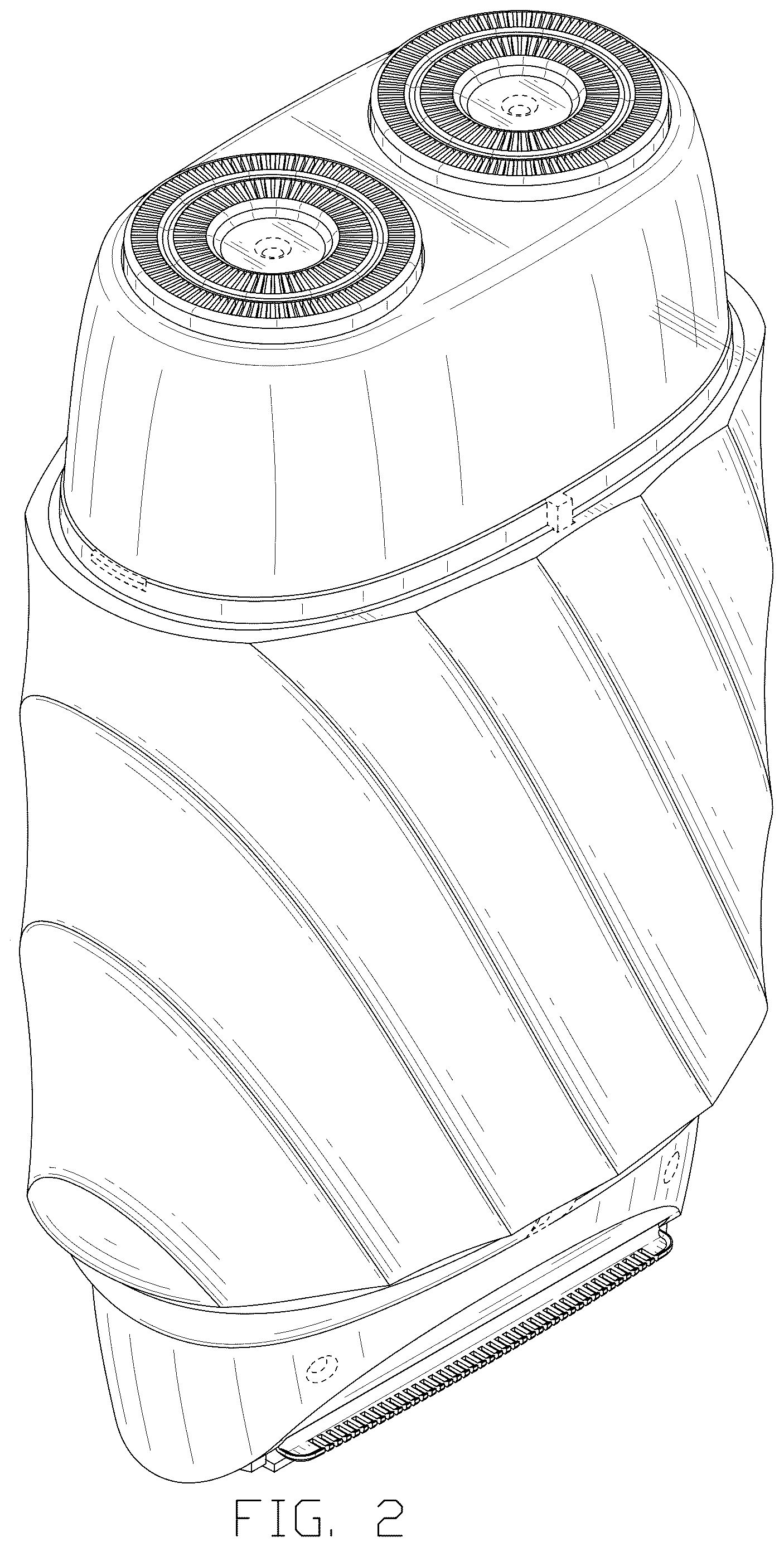Patent USD1124507 Figure 2 – Electric shaver for women
