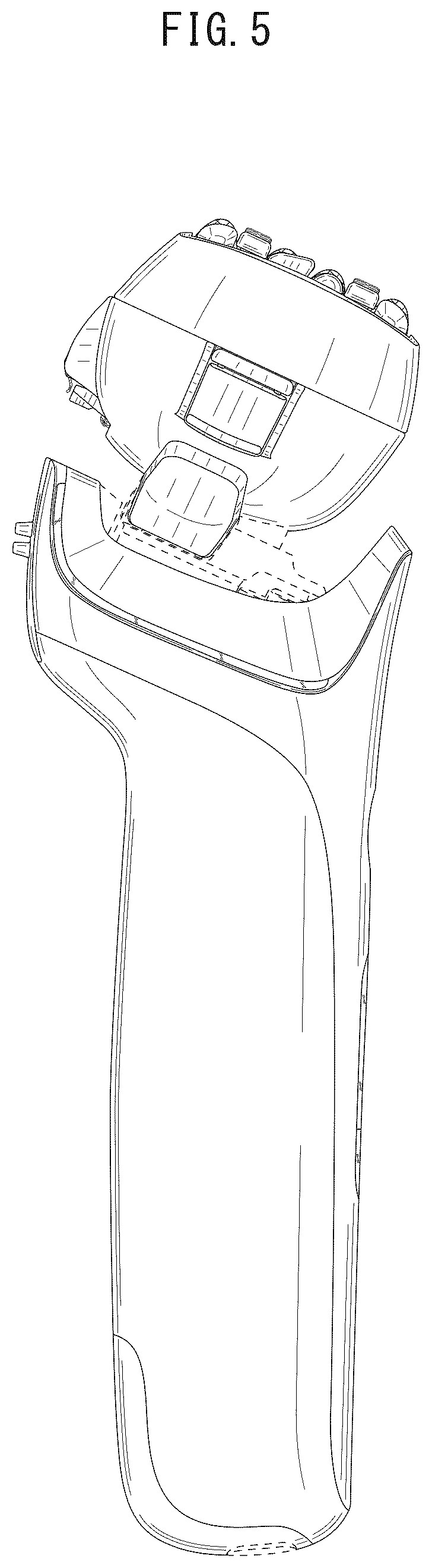Patent USD1124508 Figure 5 – Electric shaver