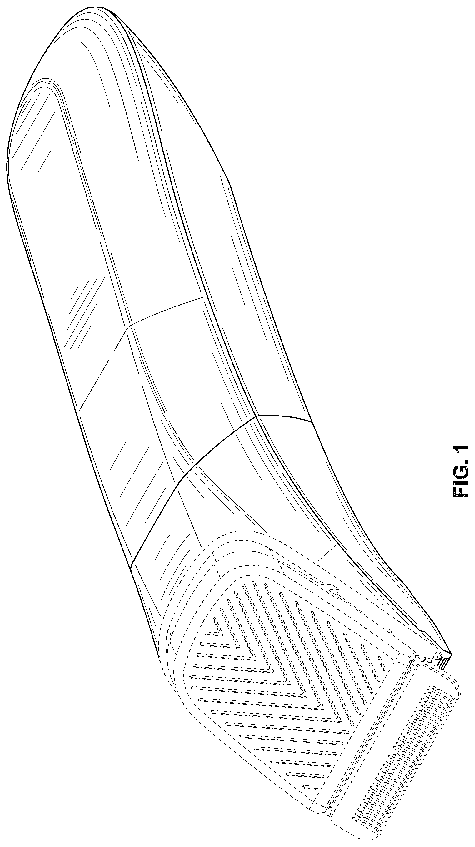 Patent USD1124510 Figure 1 – Grooming device