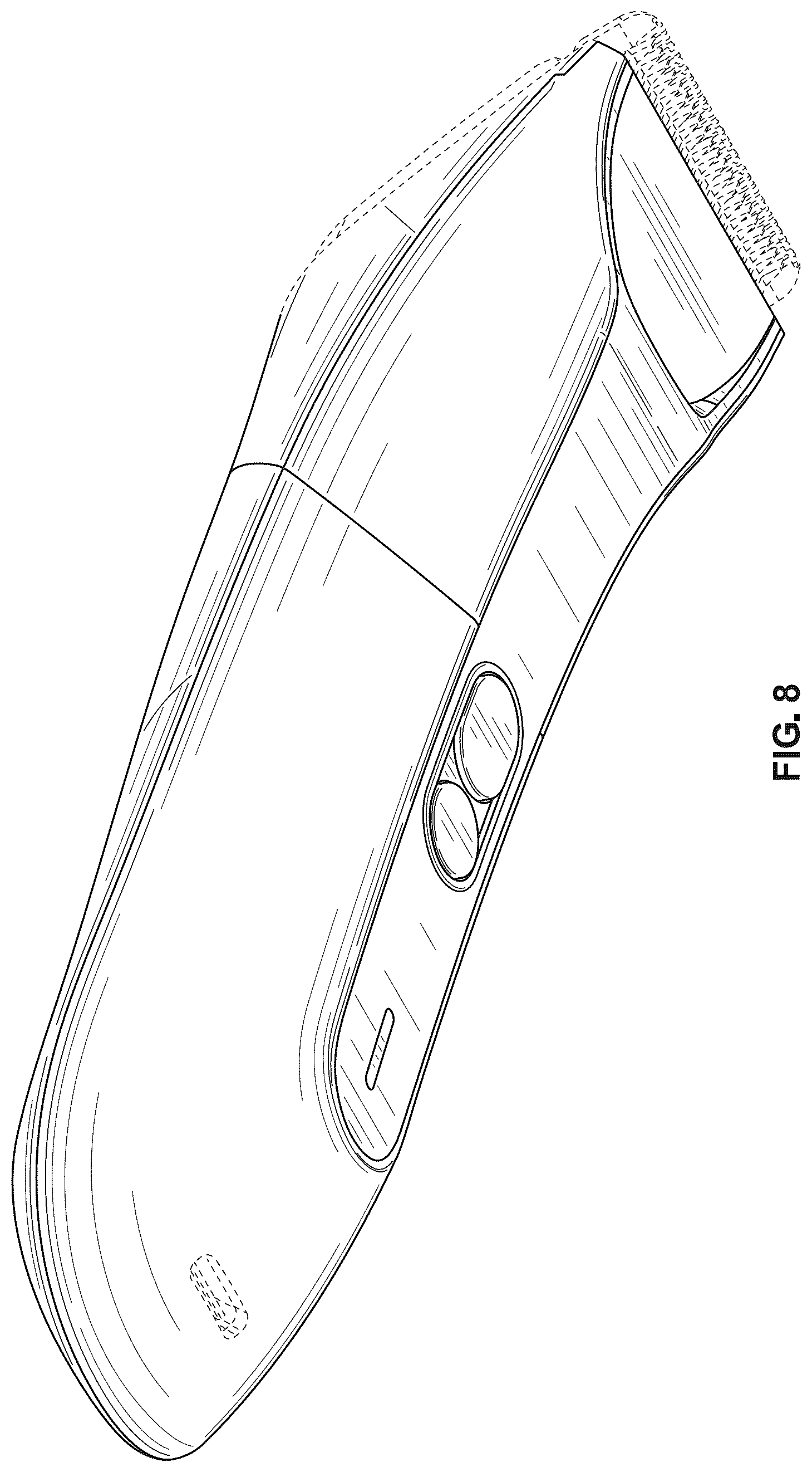 Patent USD1124510 Figure 7 – Grooming device