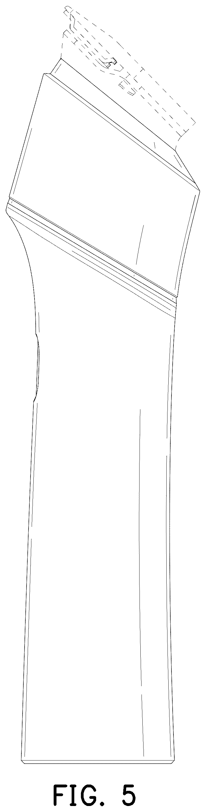 Patent USD1124512 Figure 5 – Shaver