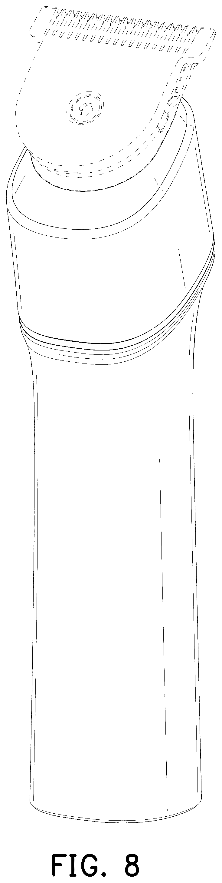 Patent USD1124512 Figure 7 – Shaver