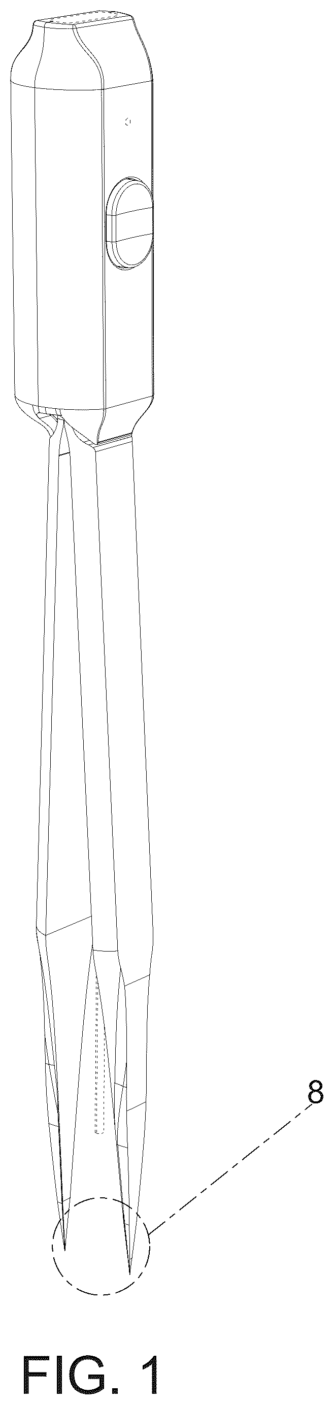 Patent USD1124514 — Tweezer — Figure 1