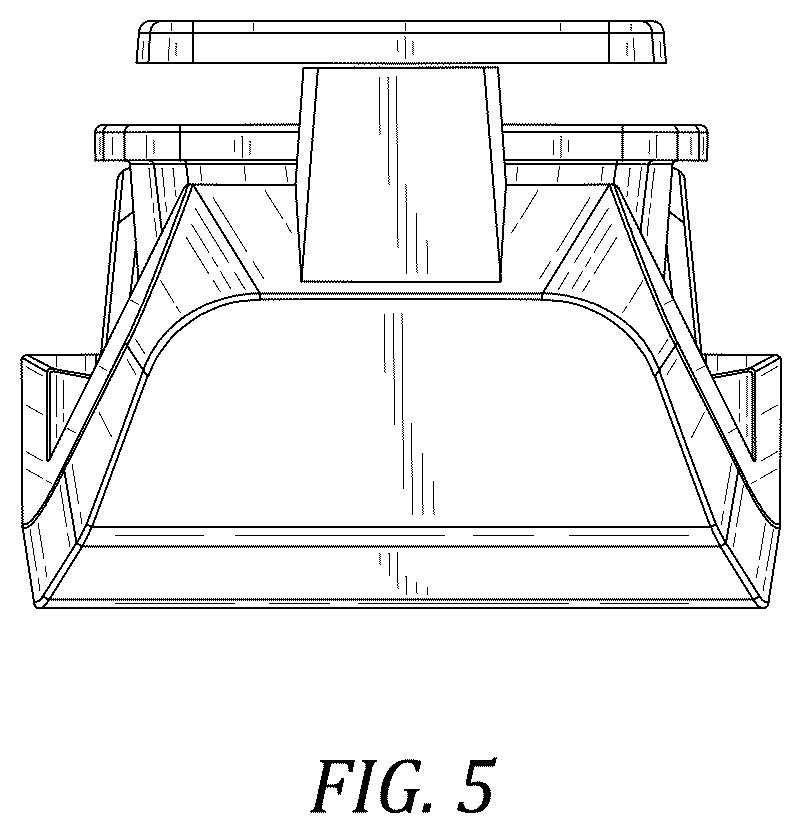 Patent USD1124515 Figure 5 – Pedicure base station