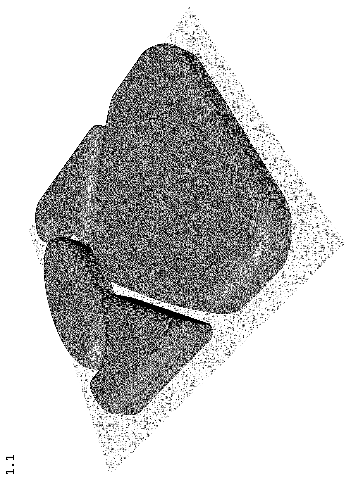 Patent USD1124520 — Detergent capsule — Figure 1