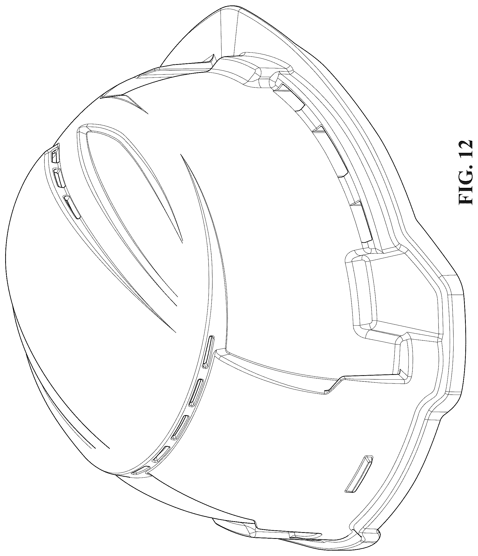 Patent USD1124522 Figure 12 – Hard hat