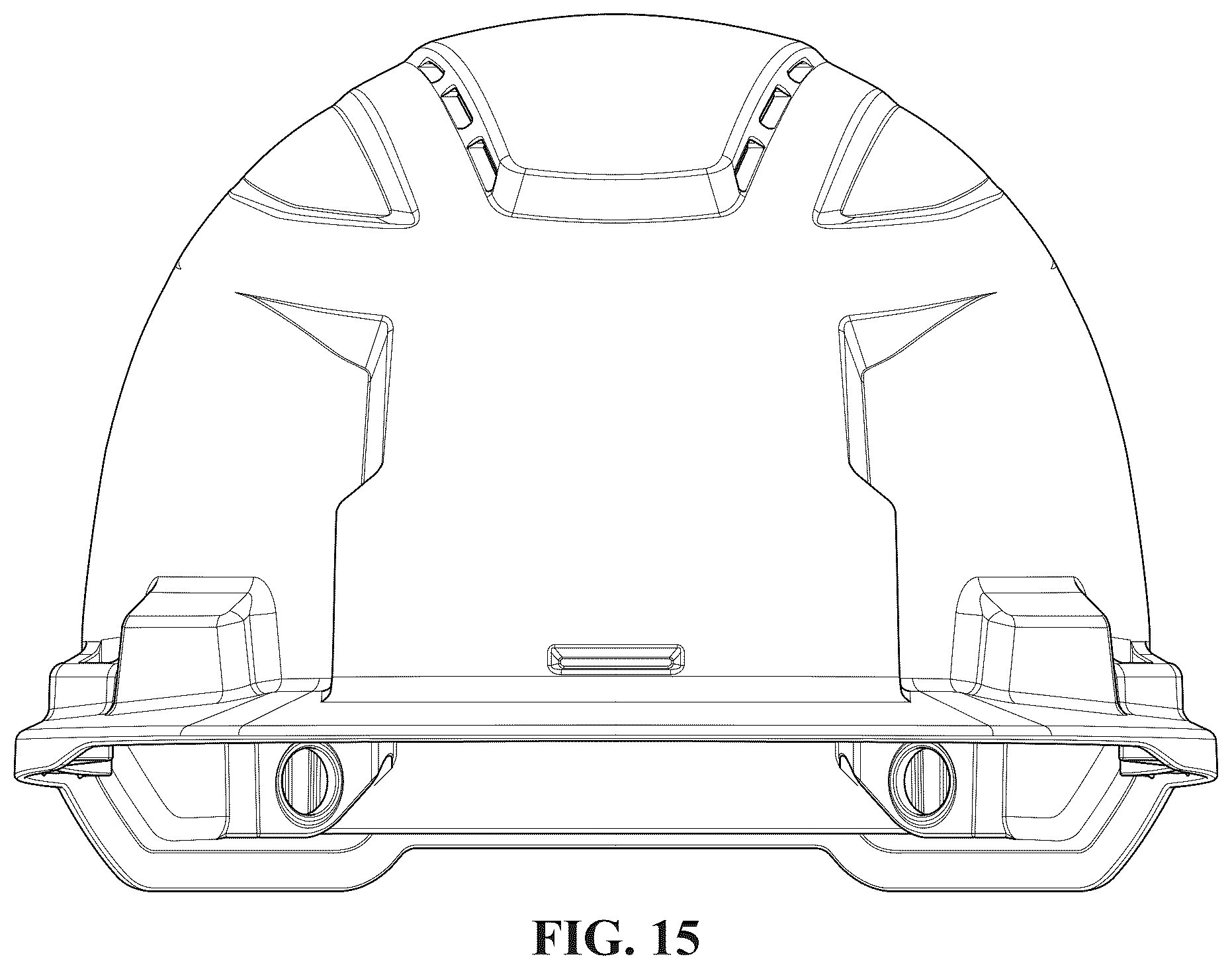 Patent USD1124522 Figure 15 – Hard hat