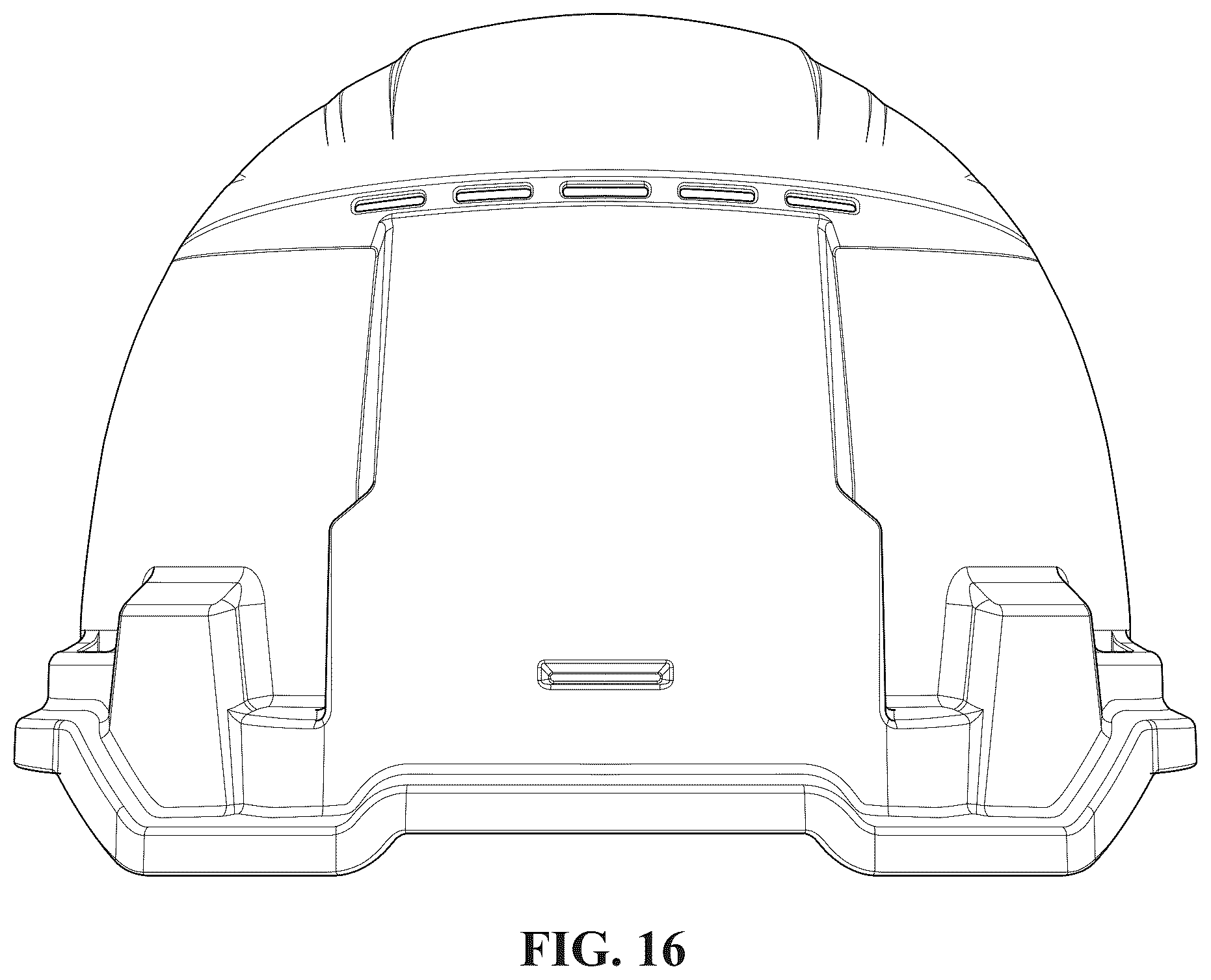 Patent USD1124522 Figure 16 – Hard hat