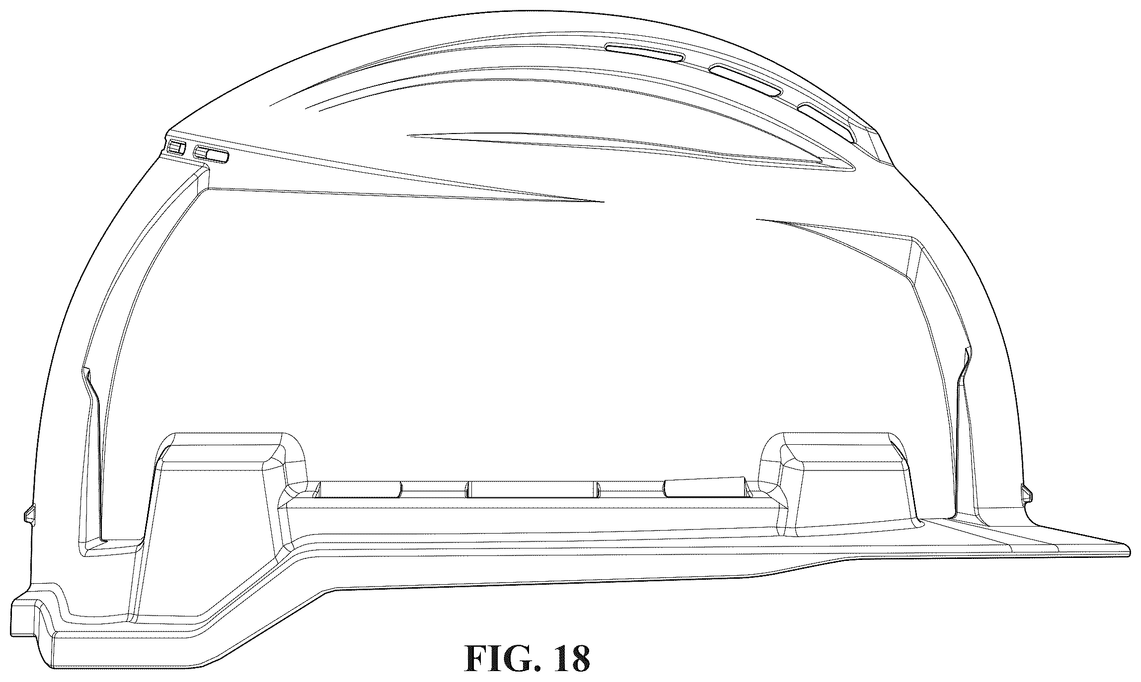 Patent USD1124522 Figure 18 – Hard hat