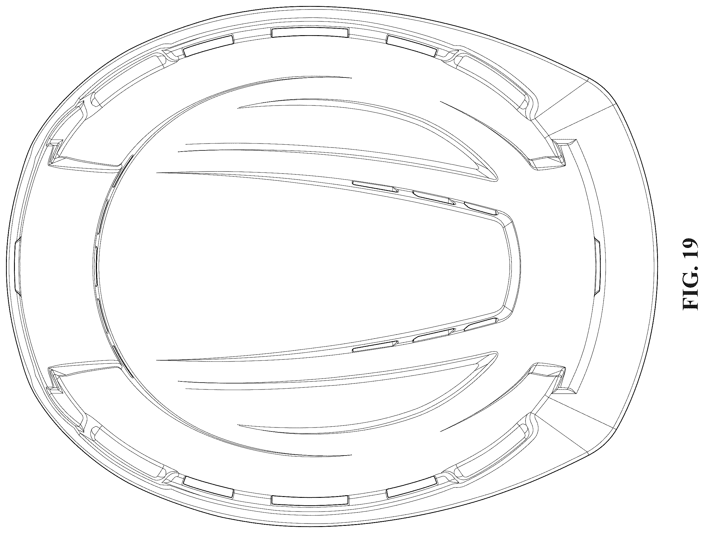 Patent USD1124522 Figure 19 – Hard hat