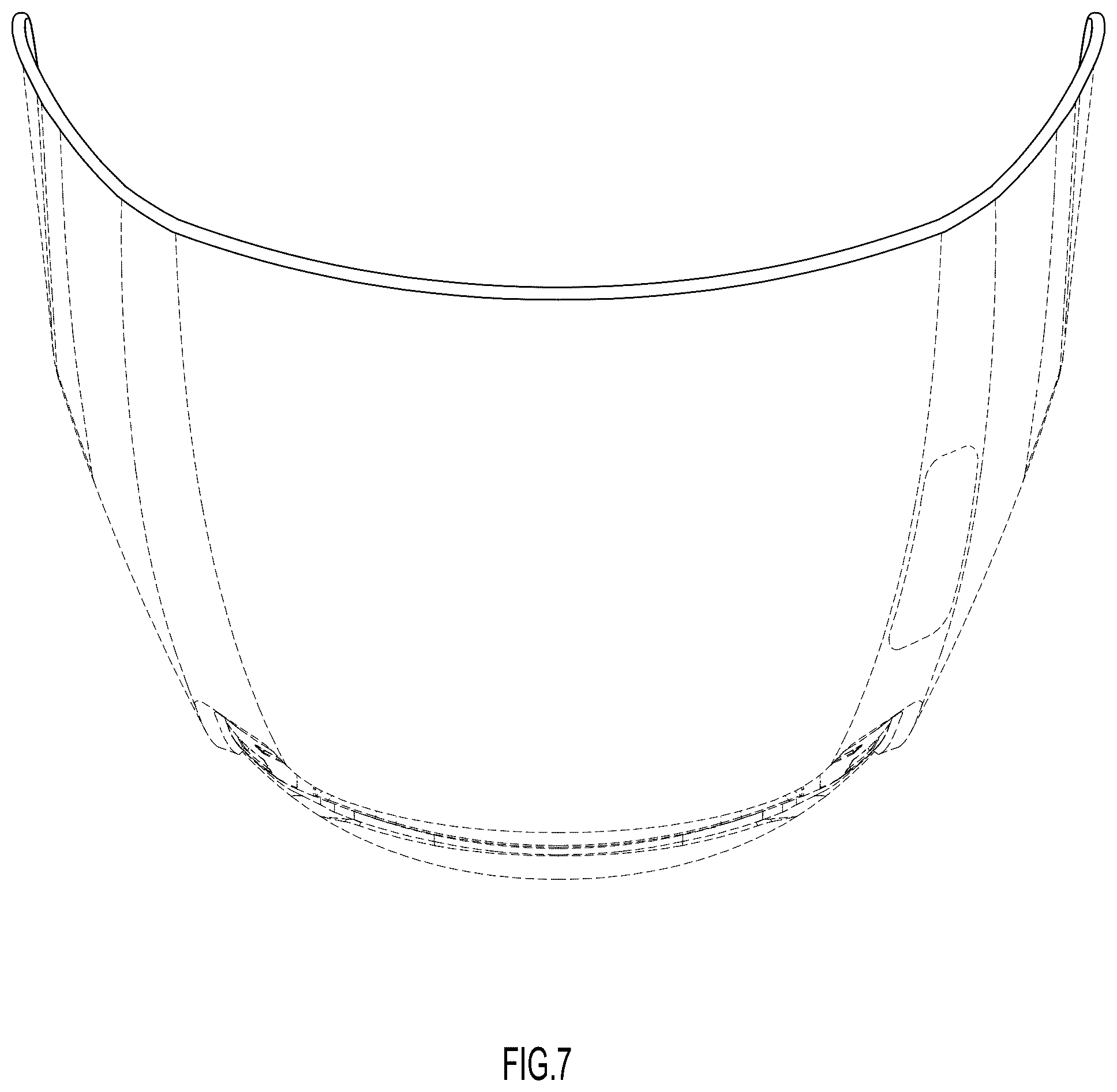 Patent USD1124523 Figure 7 – Helmet