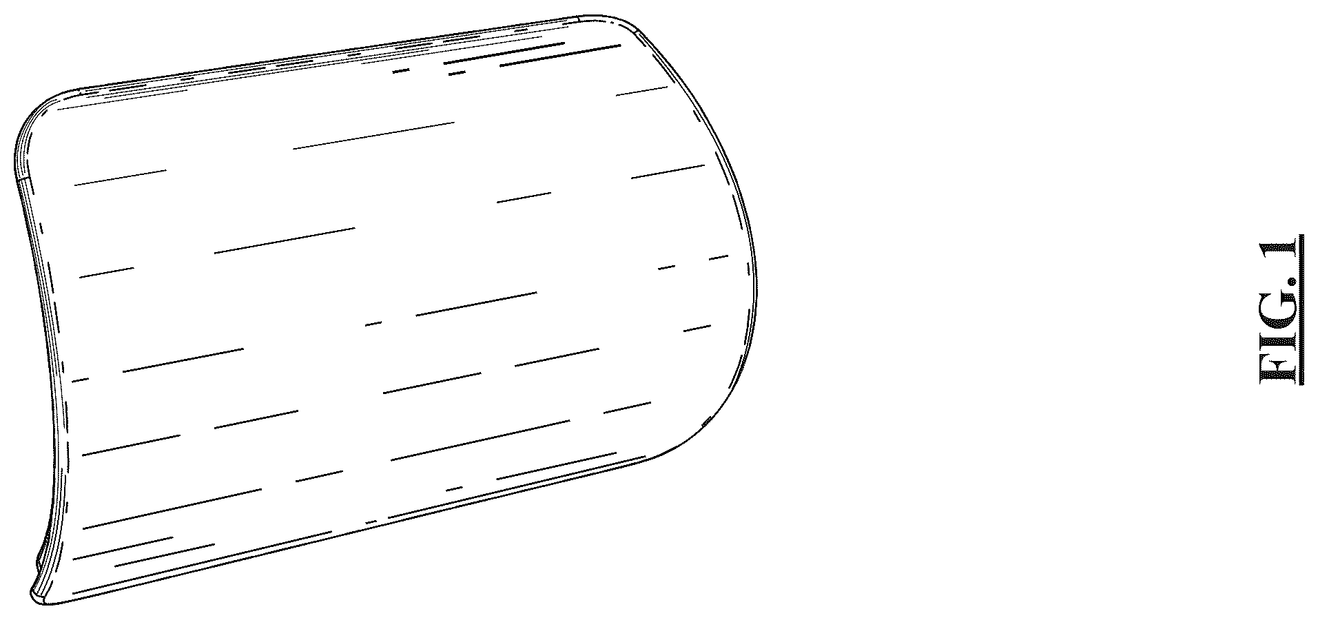 Patent USD1124524 Figure 1 – Shin guard