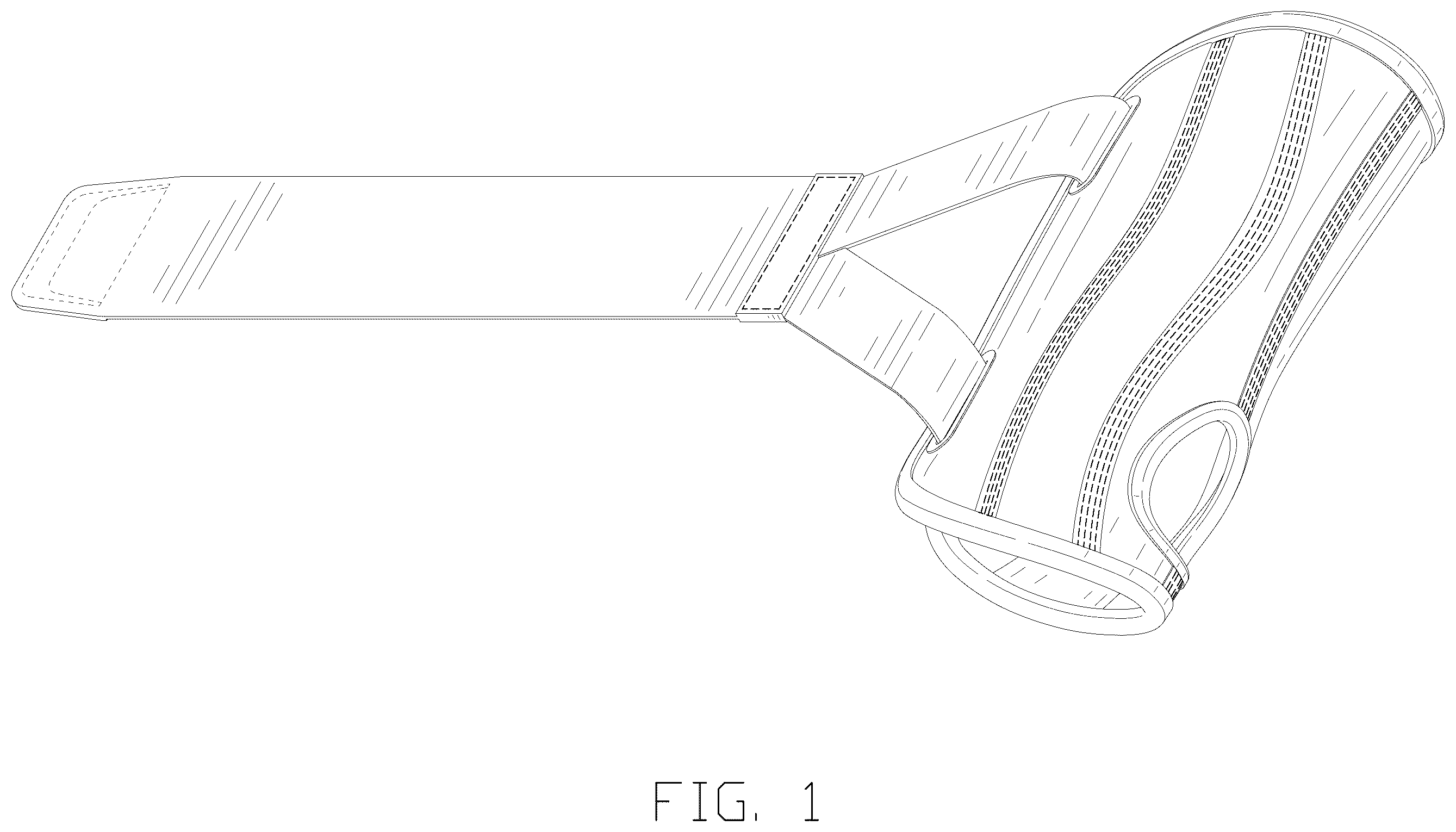 Patent USD1124525 Figure 1 – Wrist support