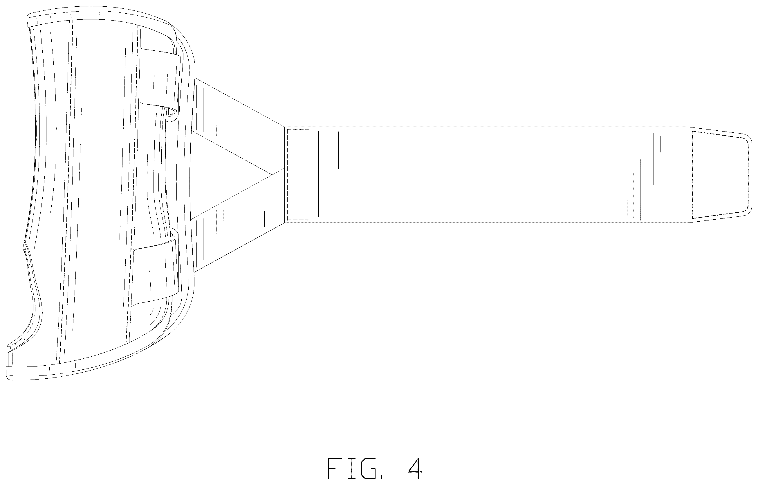 Patent USD1124525 Figure 4 – Wrist support