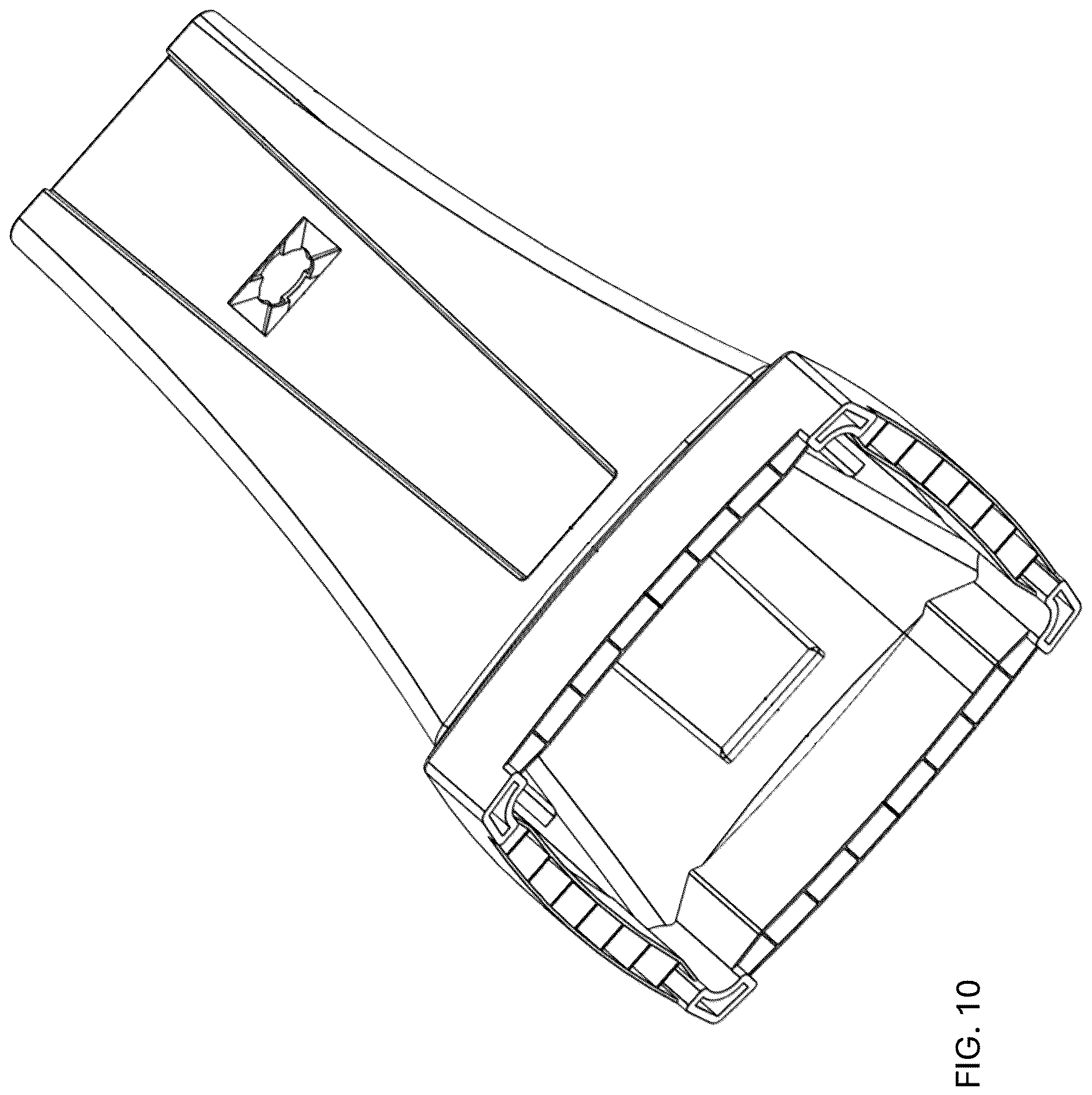 Patent USD1124526 Figure 10 – Fire extinguisher stand