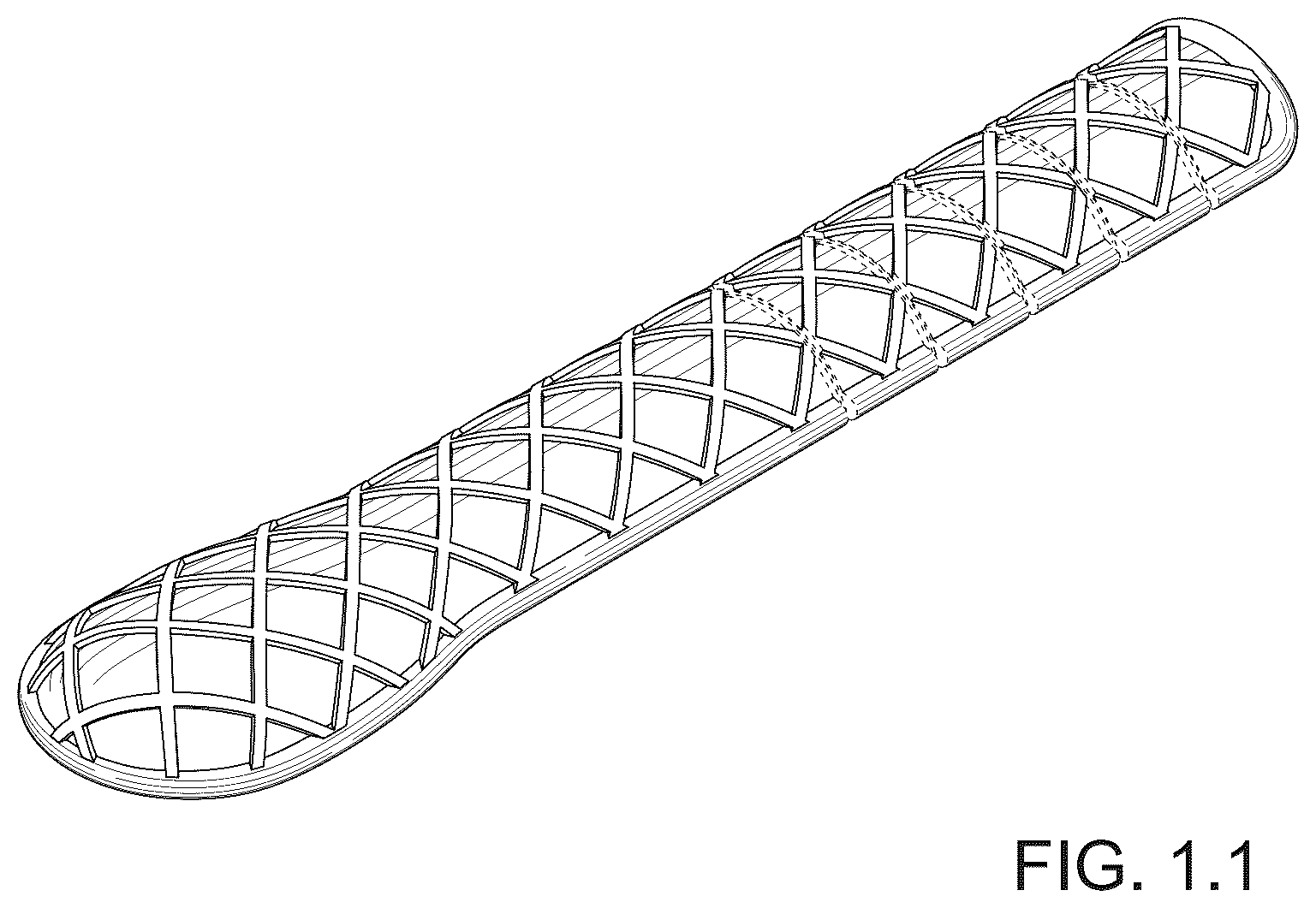 Patent USD1124529 Figure 1 – Animal splint