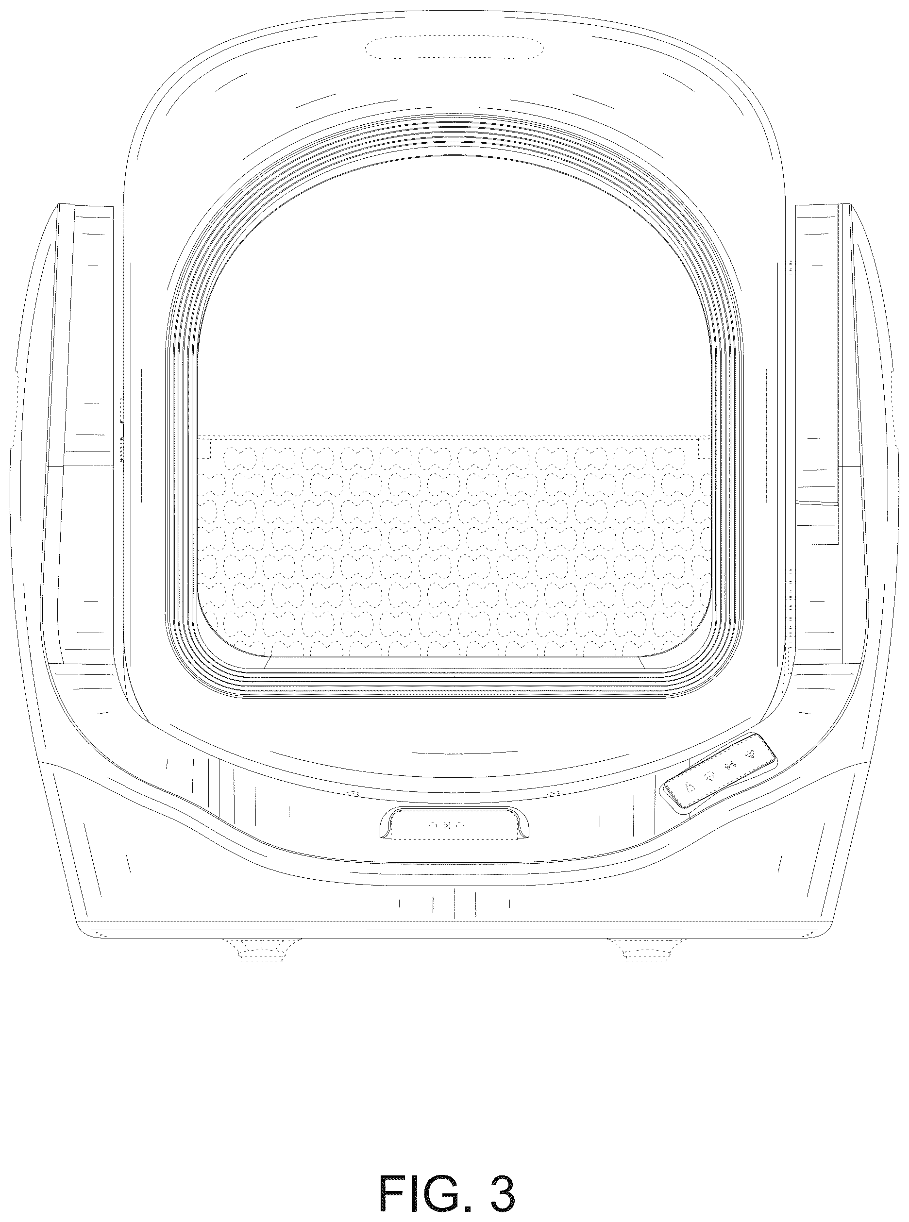 Patent USD1124533 Figure 3 – Automatic cat litter box