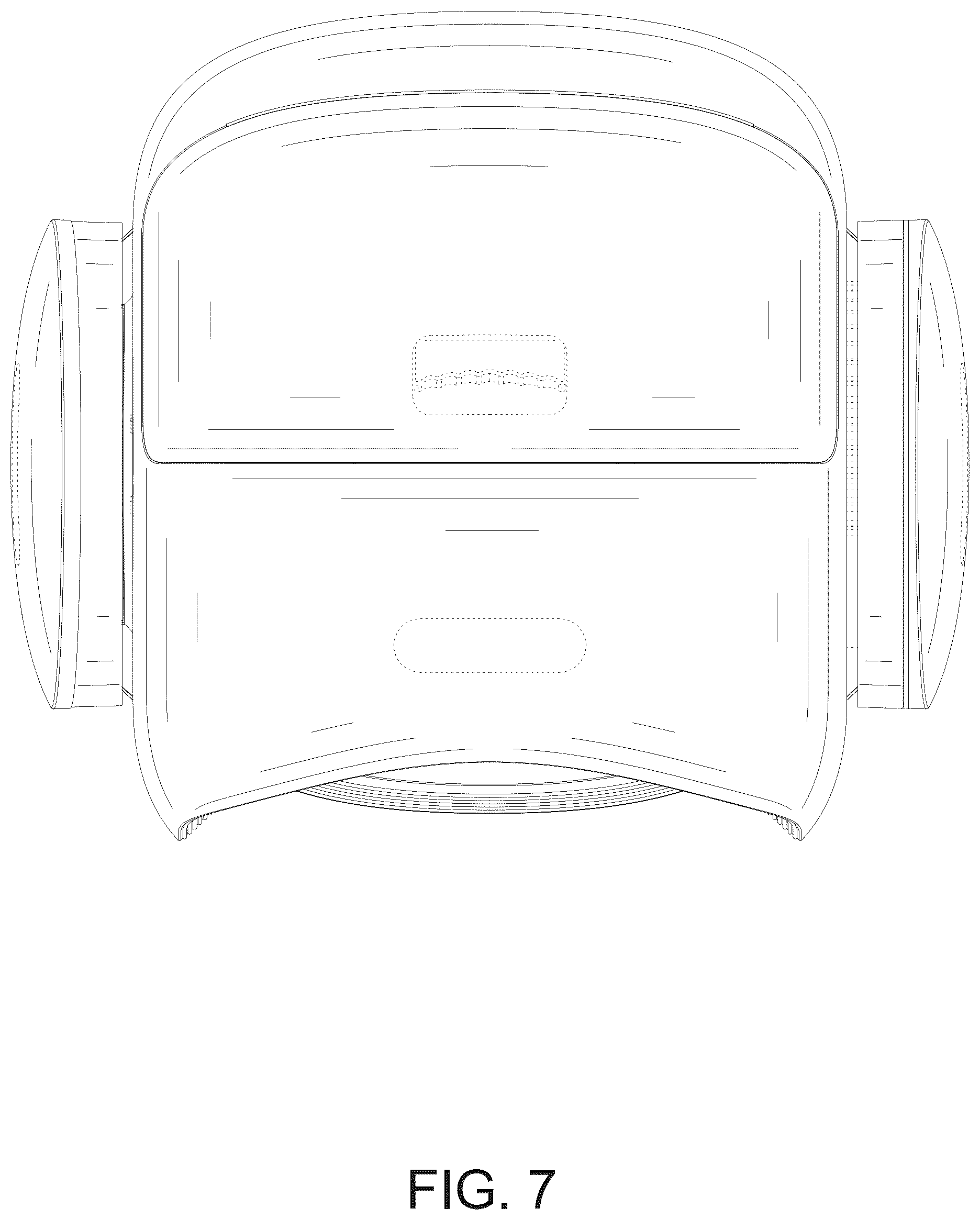 Patent USD1124533 Figure 7 – Automatic cat litter box