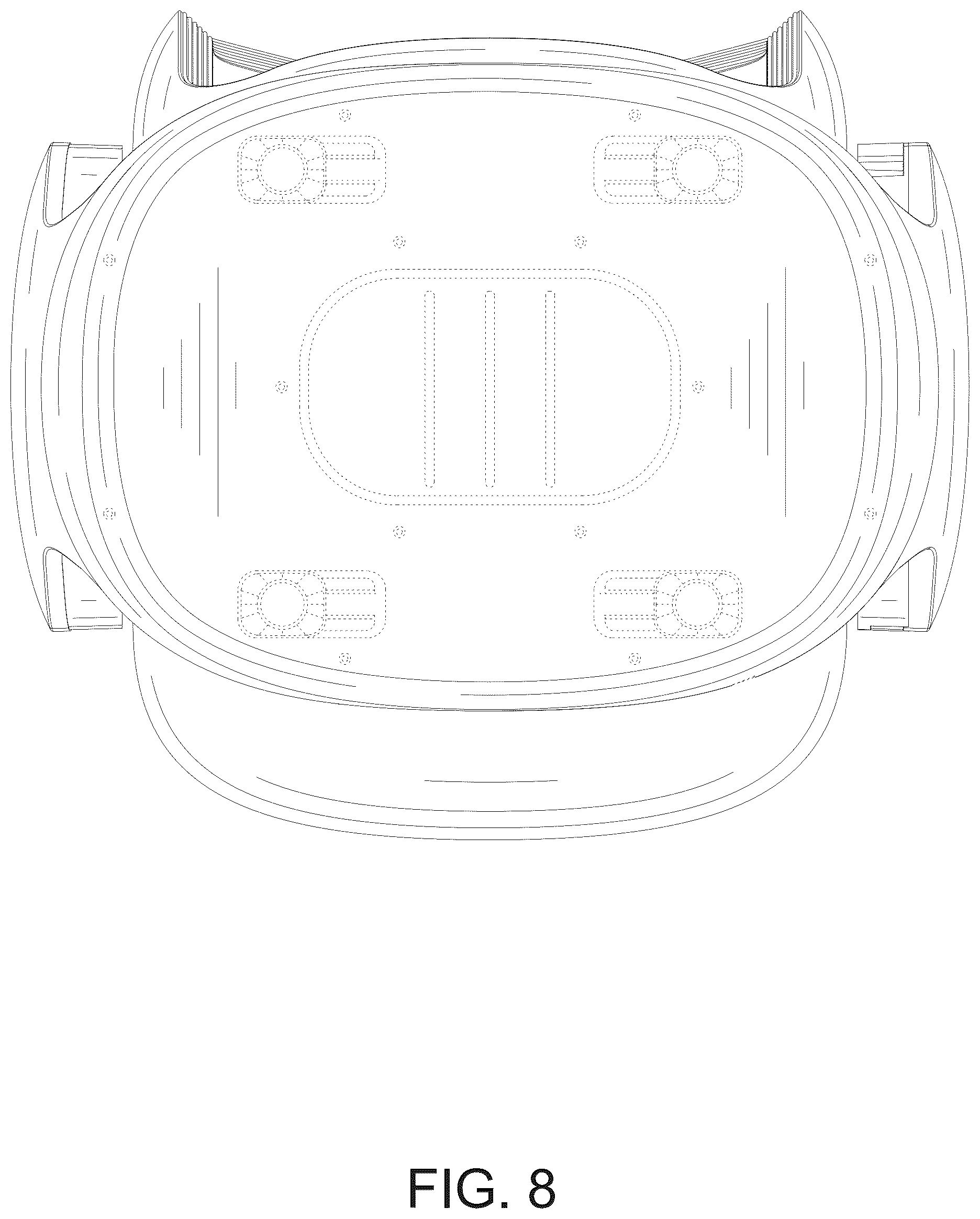 Patent USD1124533 Figure 8 – Automatic cat litter box