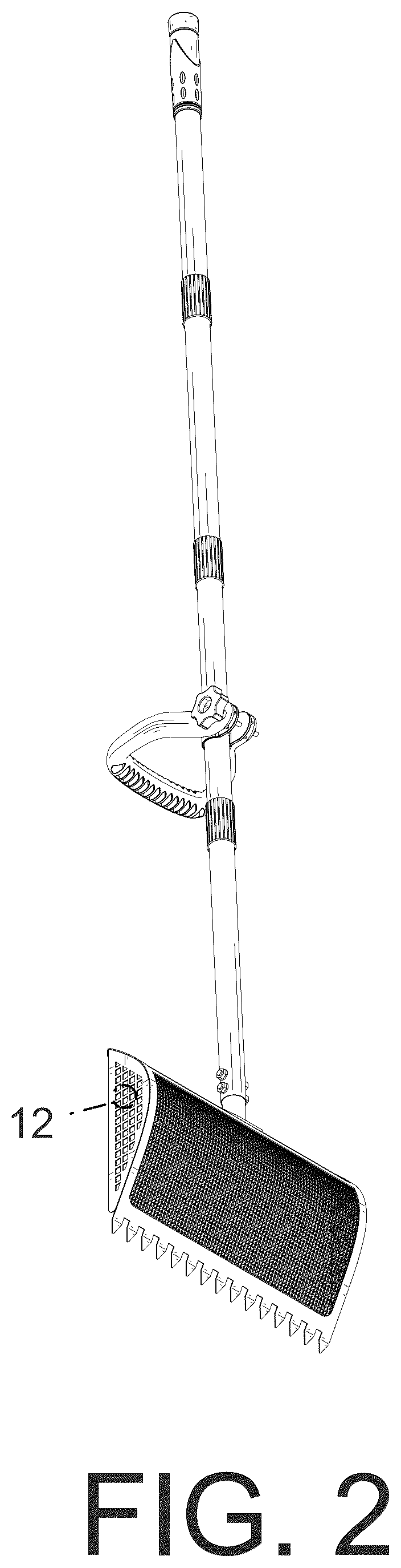 Patent USD1124535 Figure 2 – Chicken poop scooper