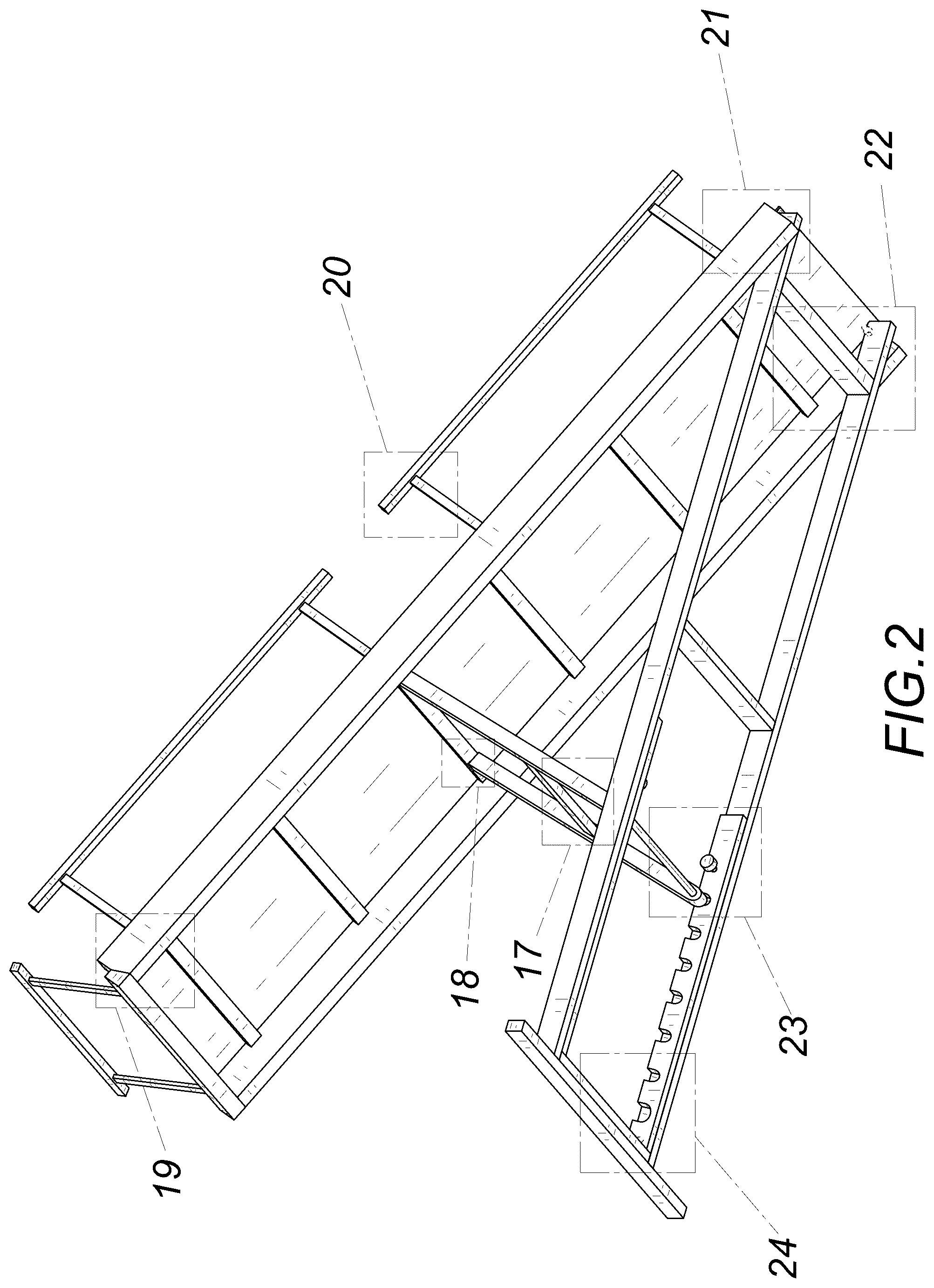 Patent USD1124539 Figure 2 – Pet climbing ladder
