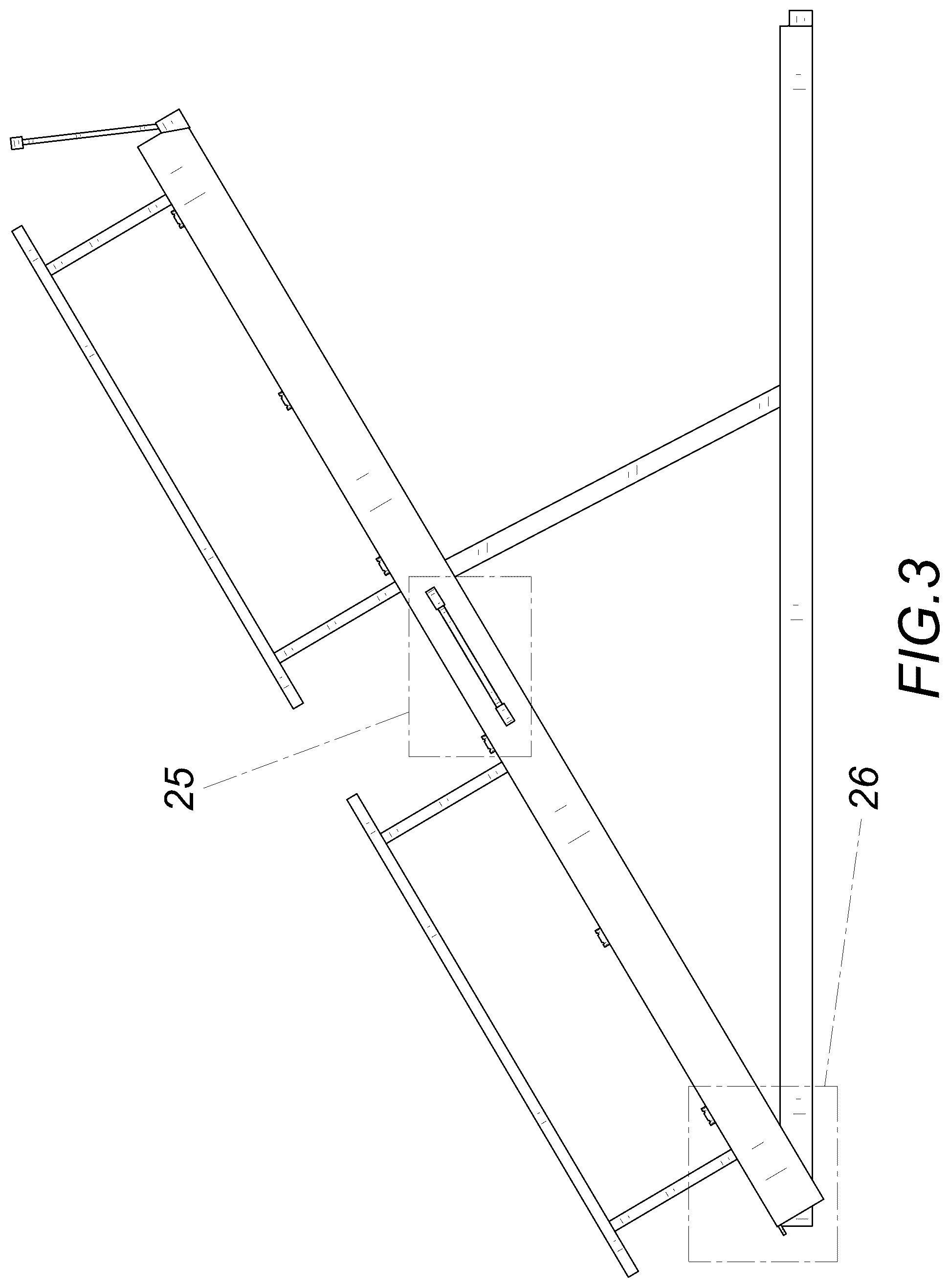 Patent USD1124539 Figure 3 – Pet climbing ladder