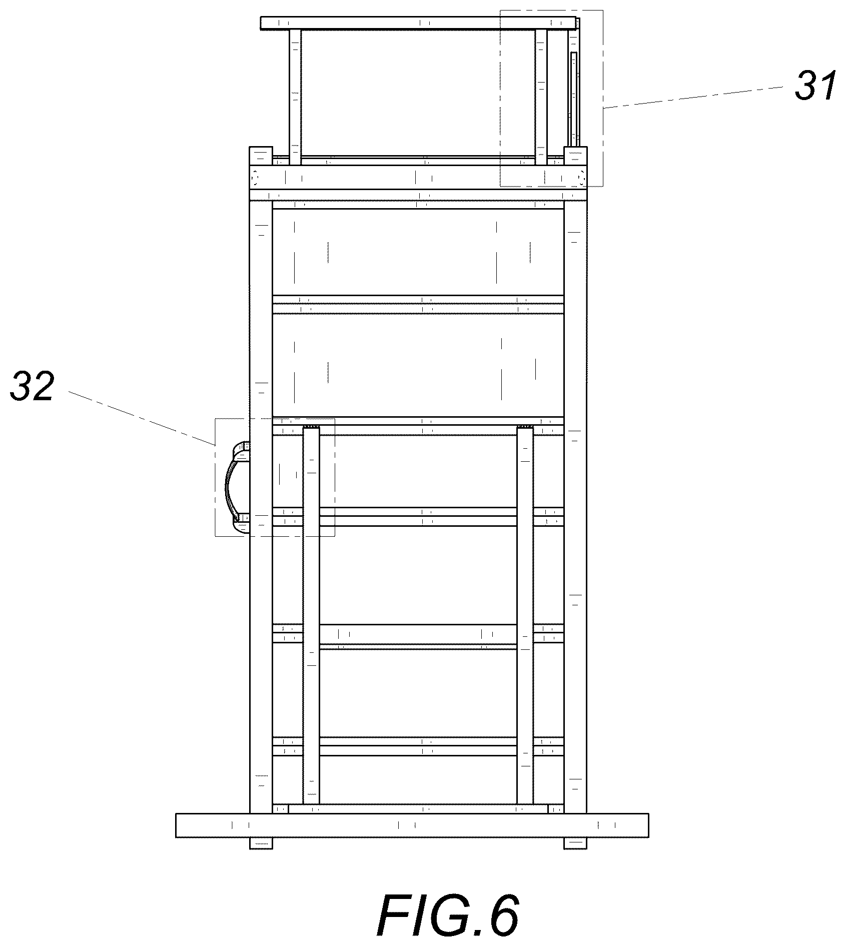 Patent USD1124539 Figure 6 – Pet climbing ladder