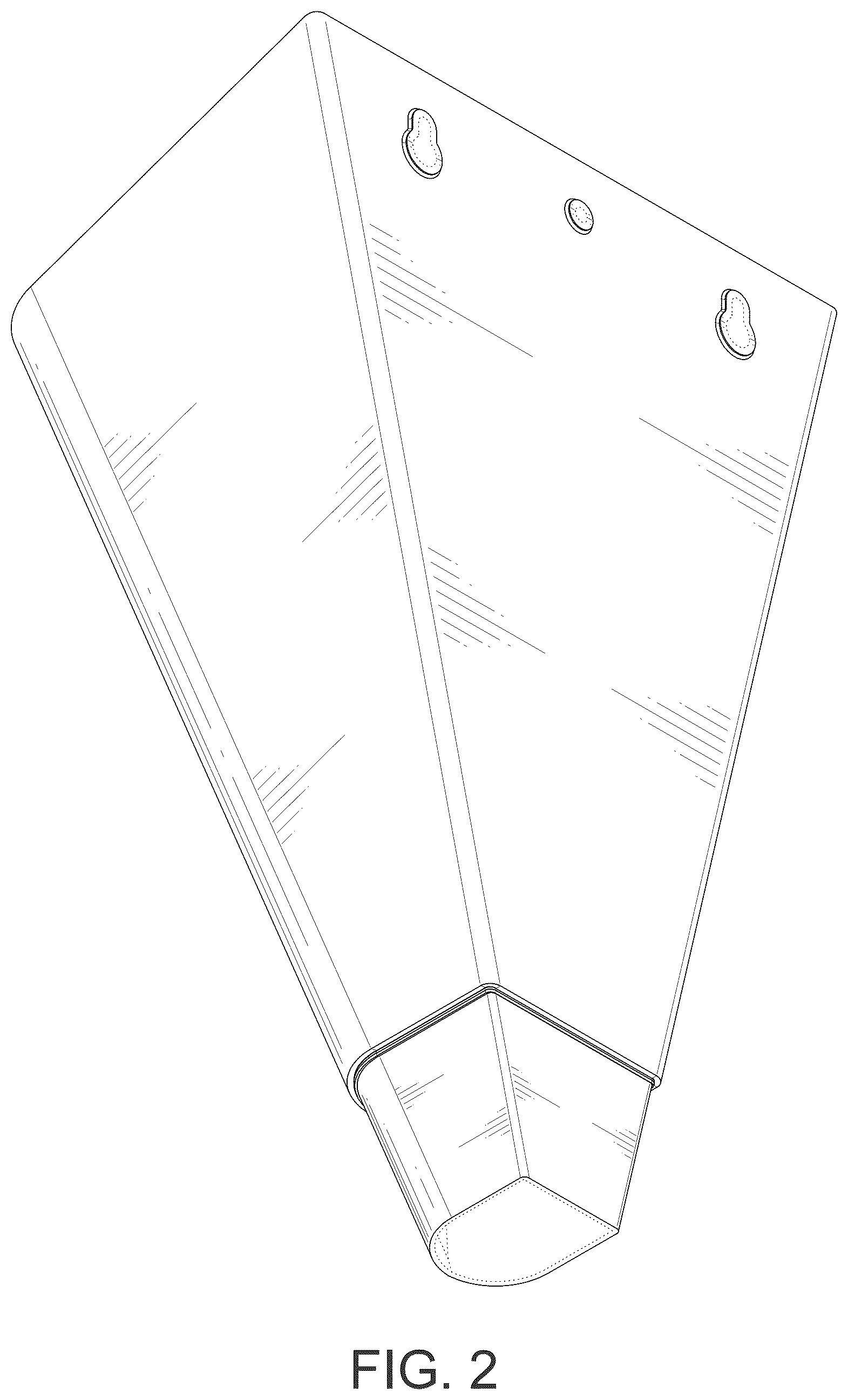 Patent USD1124540 Figure 2 – Chicken killing cone