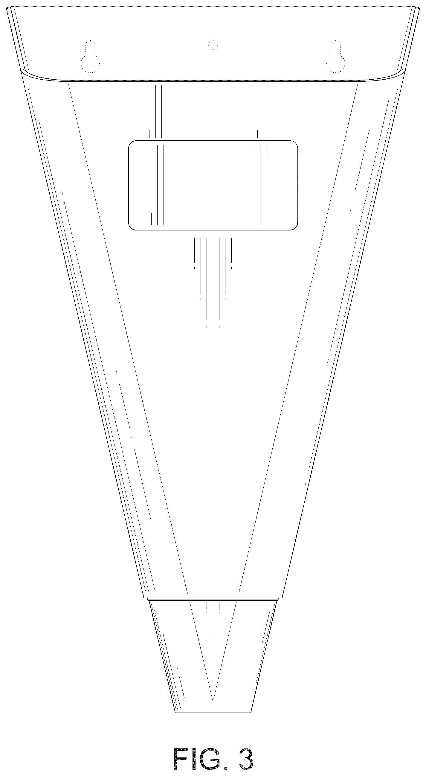 Patent USD1124540 Figure 3 – Chicken killing cone