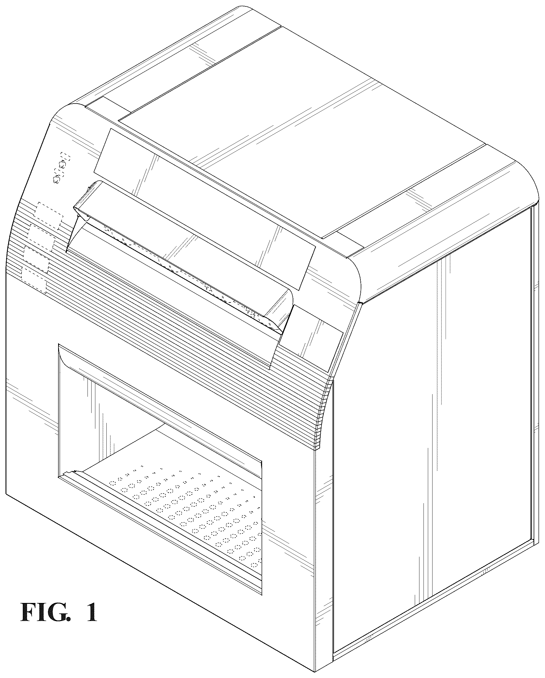 Patent USD1124543 Figure 1 – Vehicle mat washer