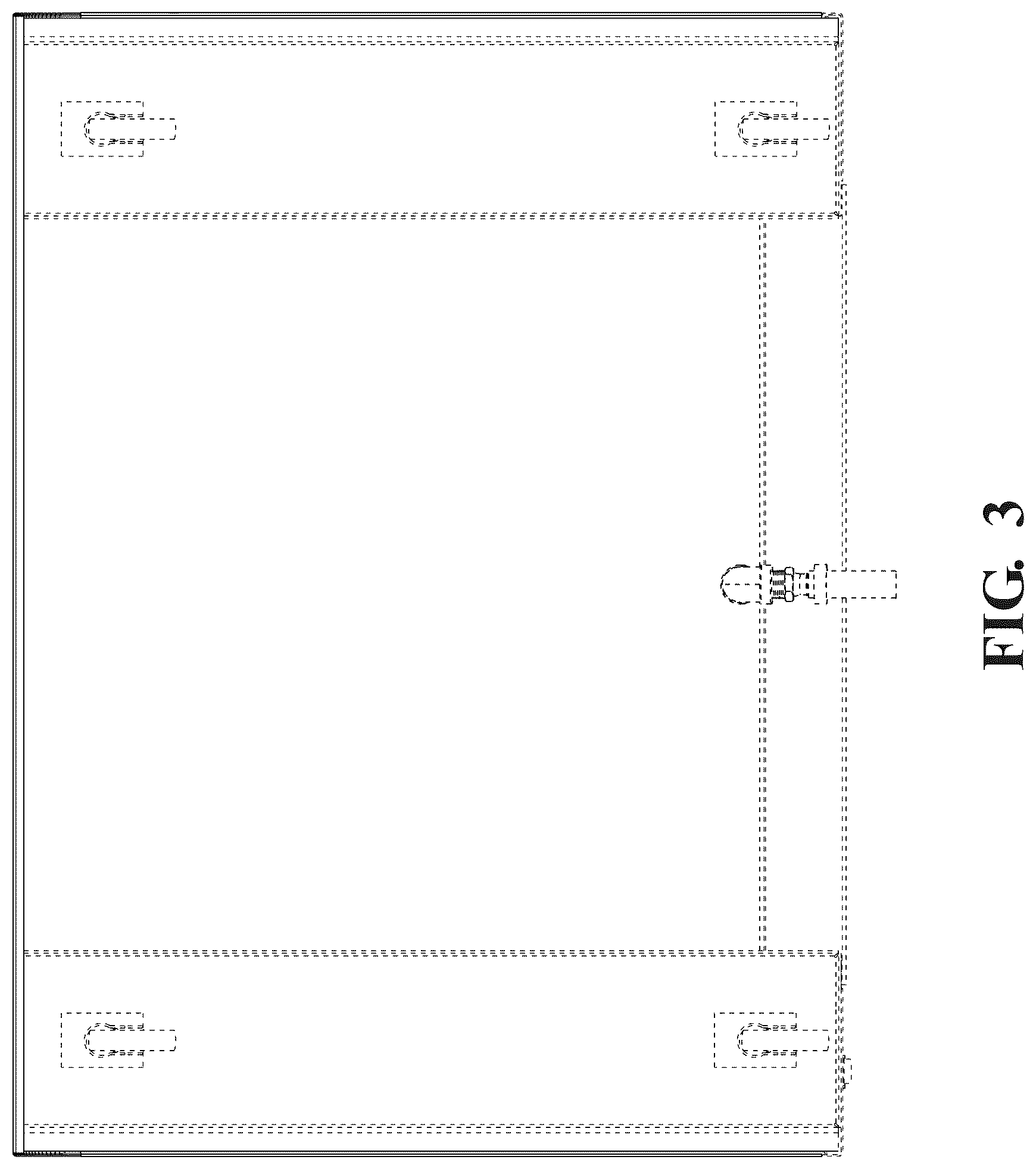 Patent USD1124543 Figure 3 – Vehicle mat washer