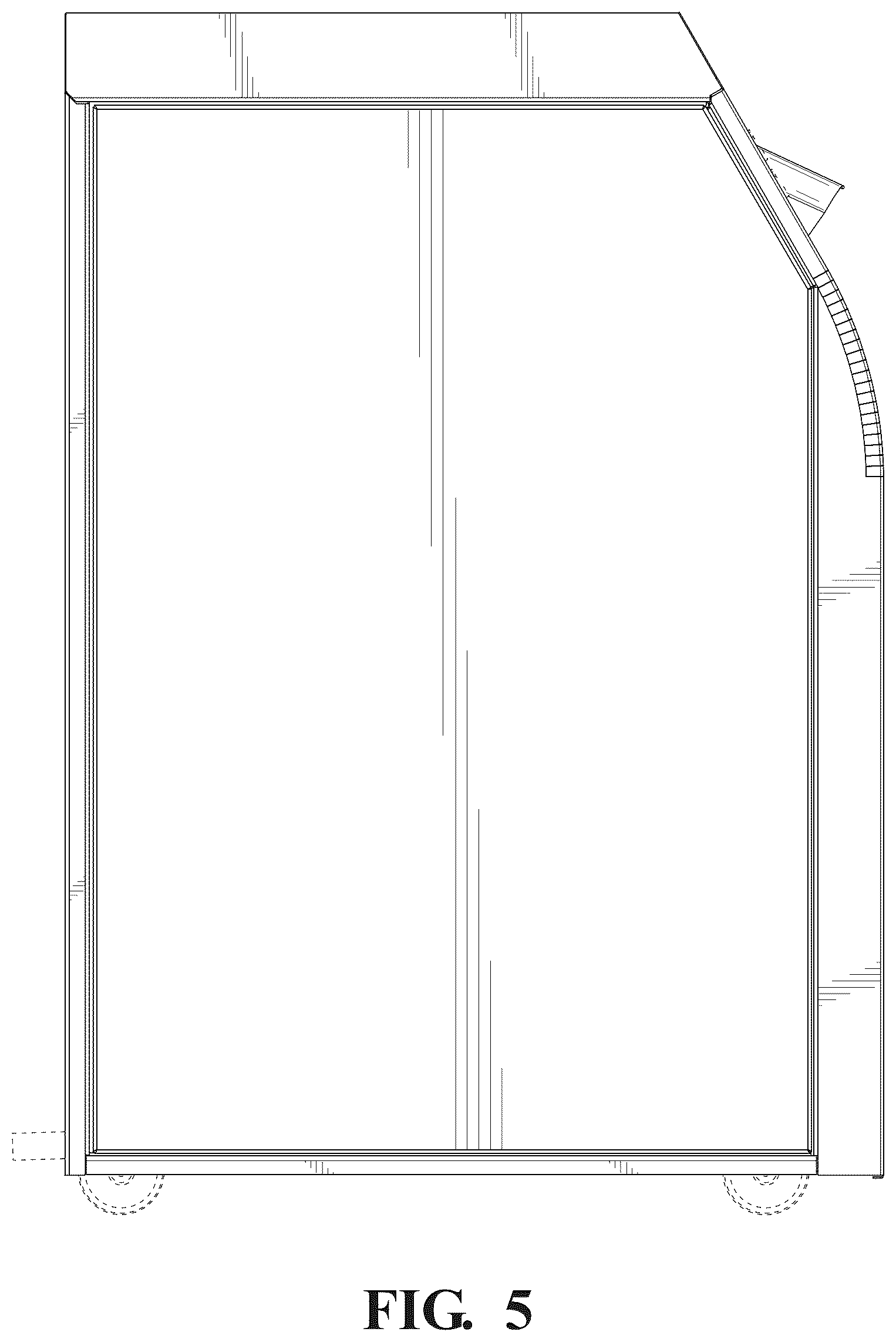 Patent USD1124543 Figure 5 – Vehicle mat washer