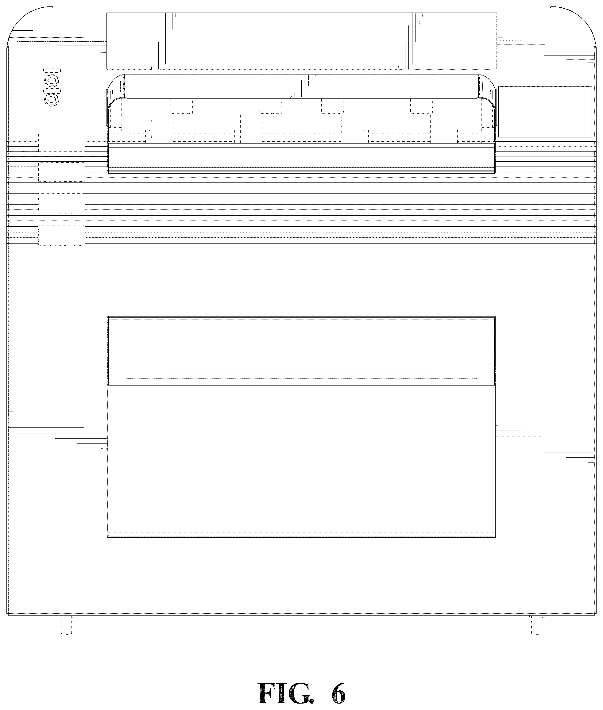 Patent USD1124543 Figure 6 – Vehicle mat washer