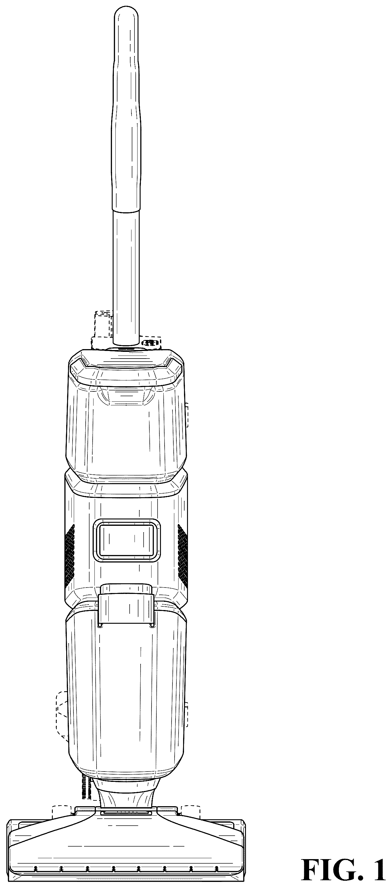 Patent USD1124547 Figure 1 – Surface cleaning device
