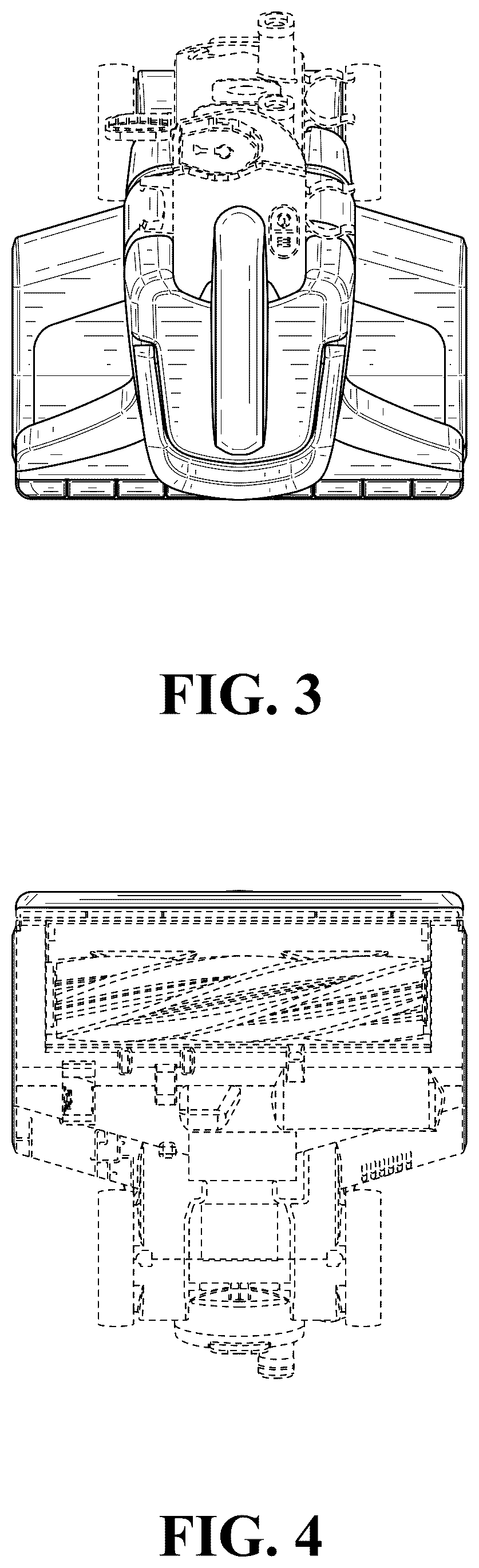 Patent USD1124547 Figure 3 – Surface cleaning device
