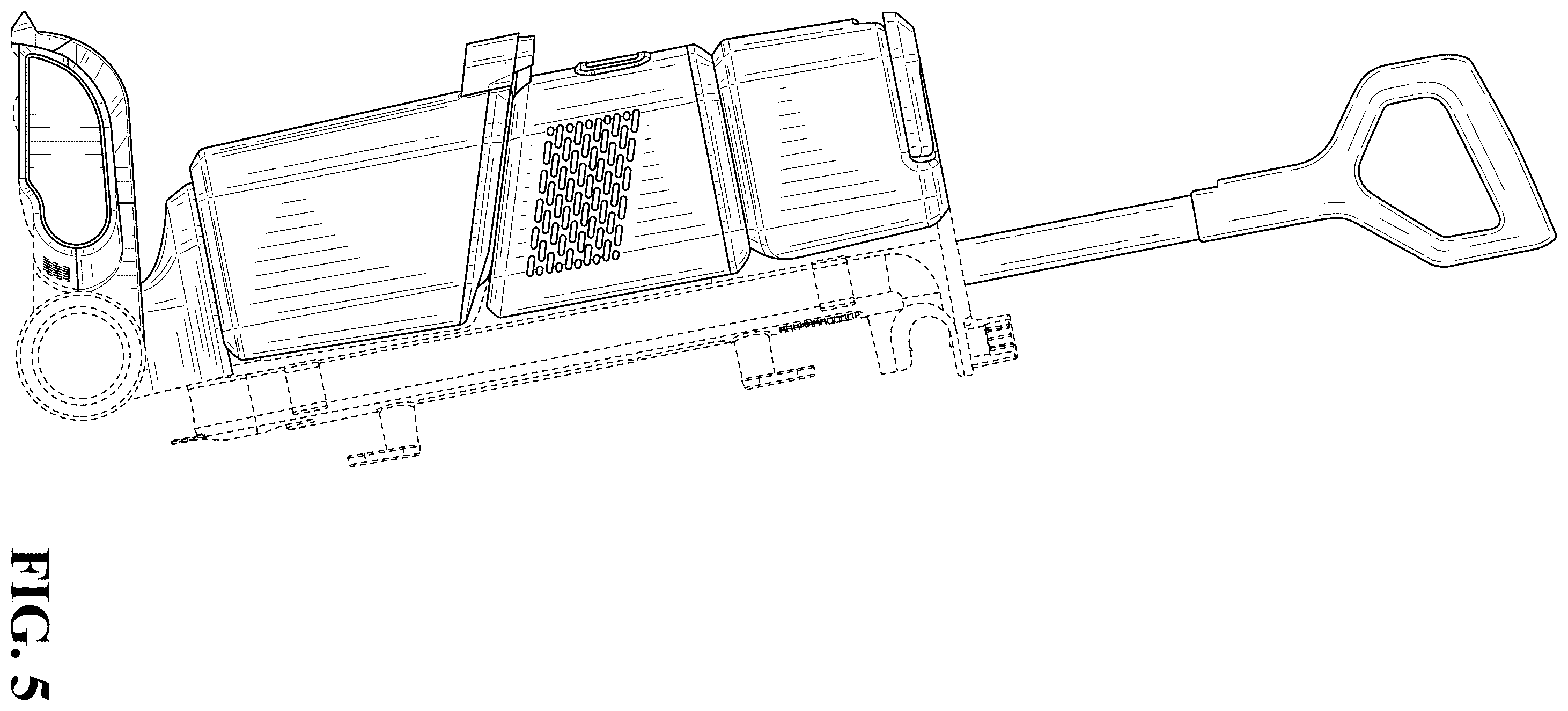 Patent USD1124547 Figure 4 – Surface cleaning device