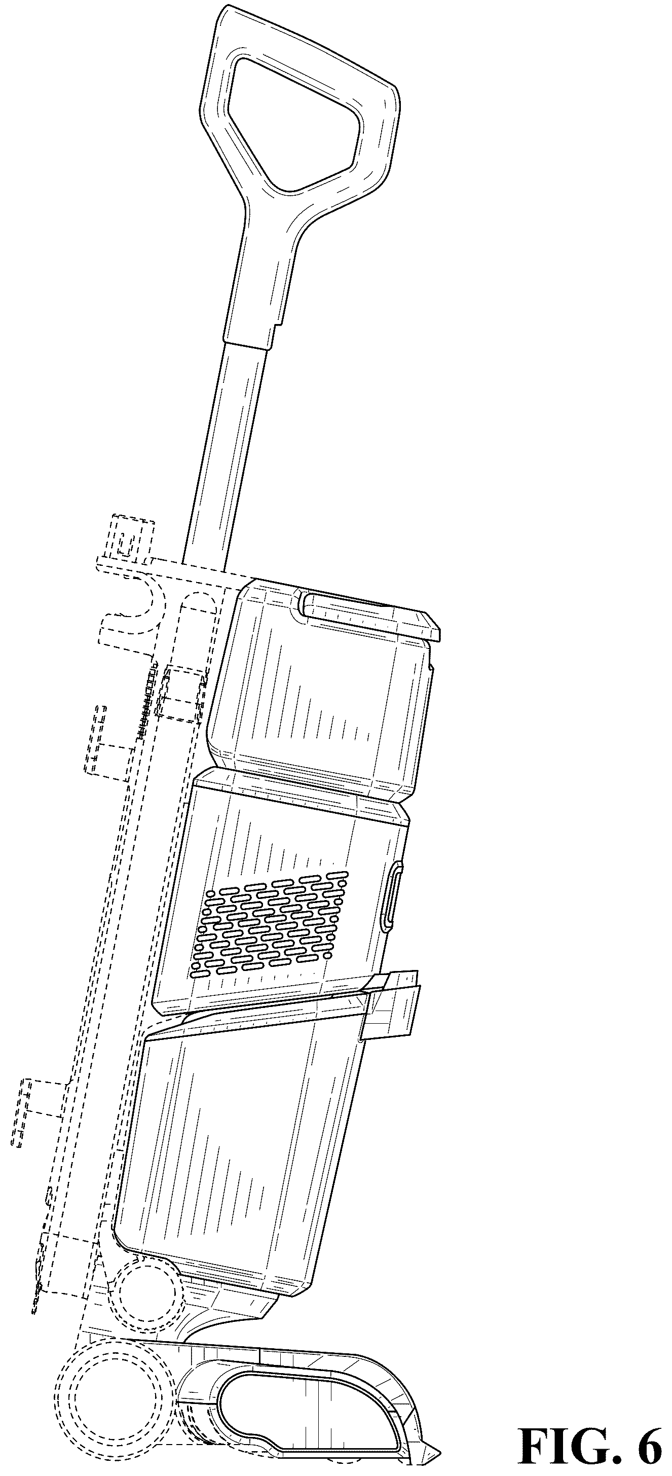 Patent USD1124547 Figure 5 – Surface cleaning device