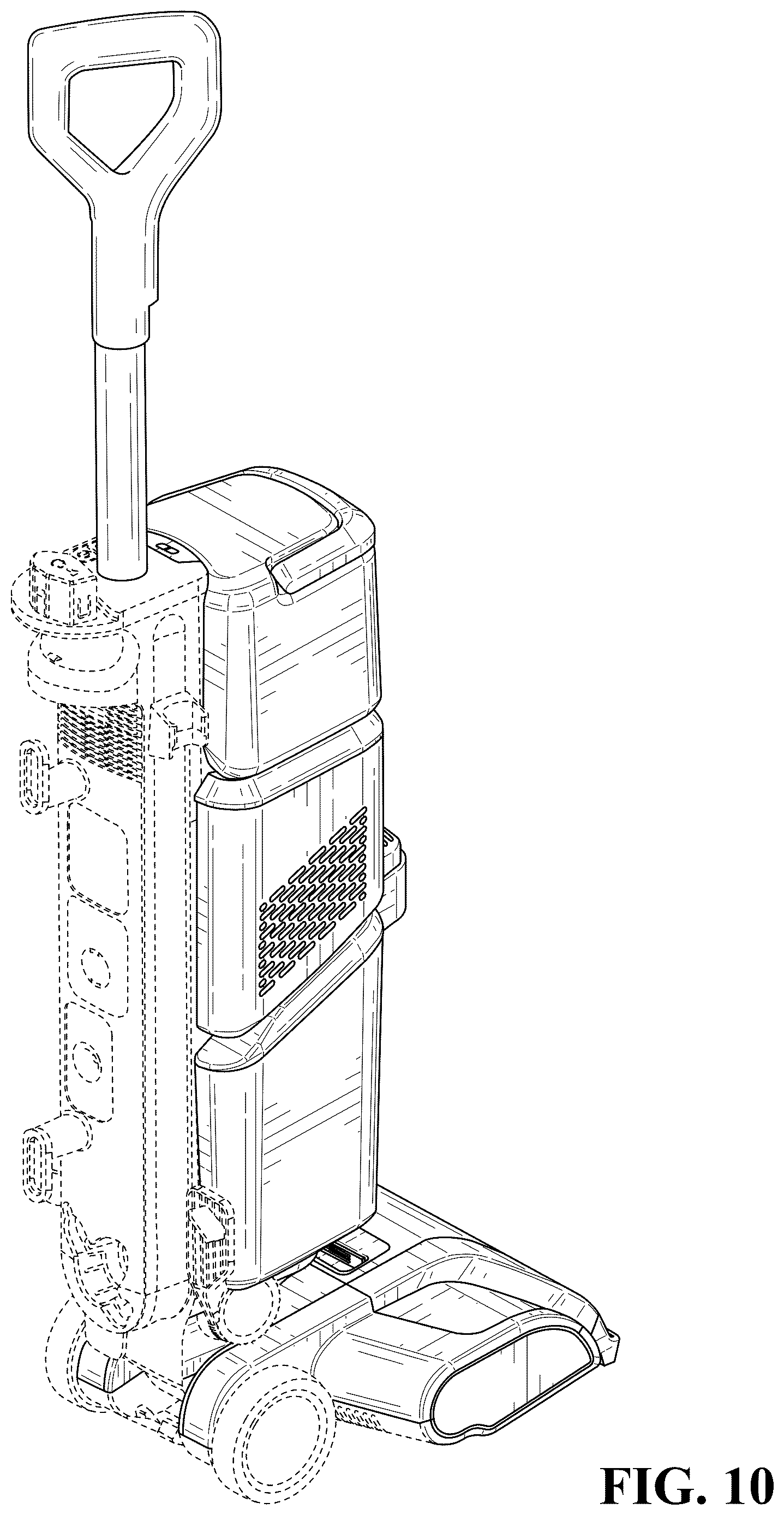 Patent USD1124547 Figure 9 – Surface cleaning device