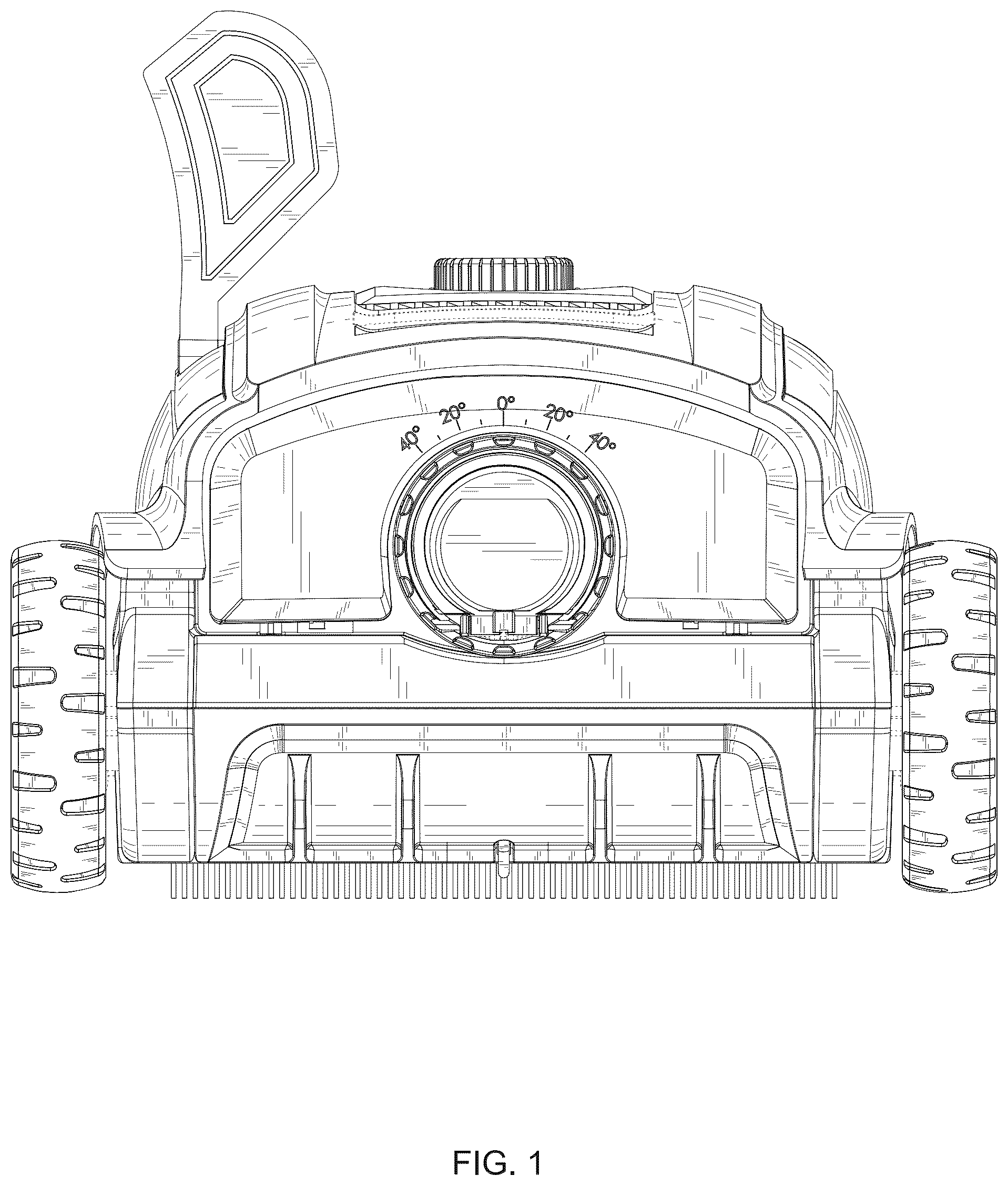 Patent USD1124549 Figure 1 – Pool cleaning device