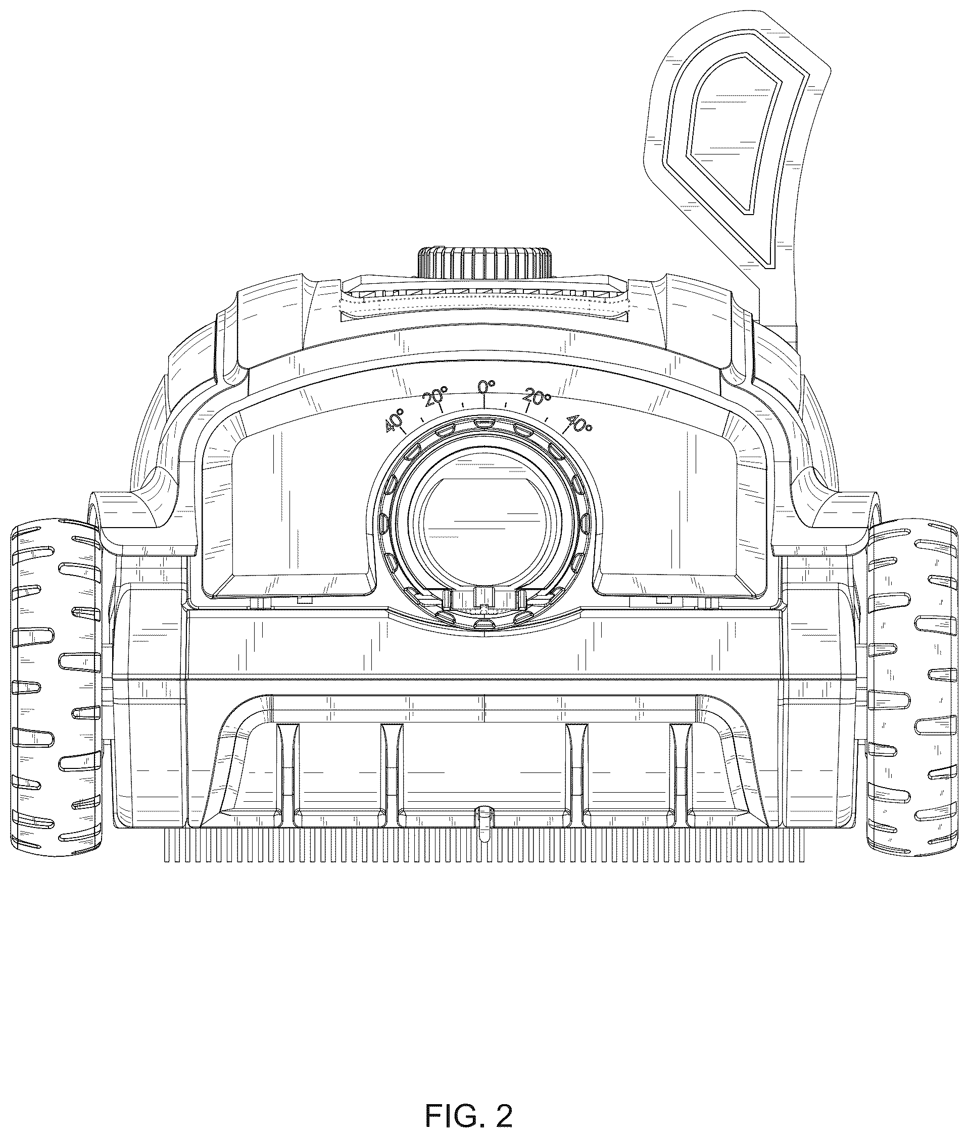 Patent USD1124549 Figure 2 – Pool cleaning device