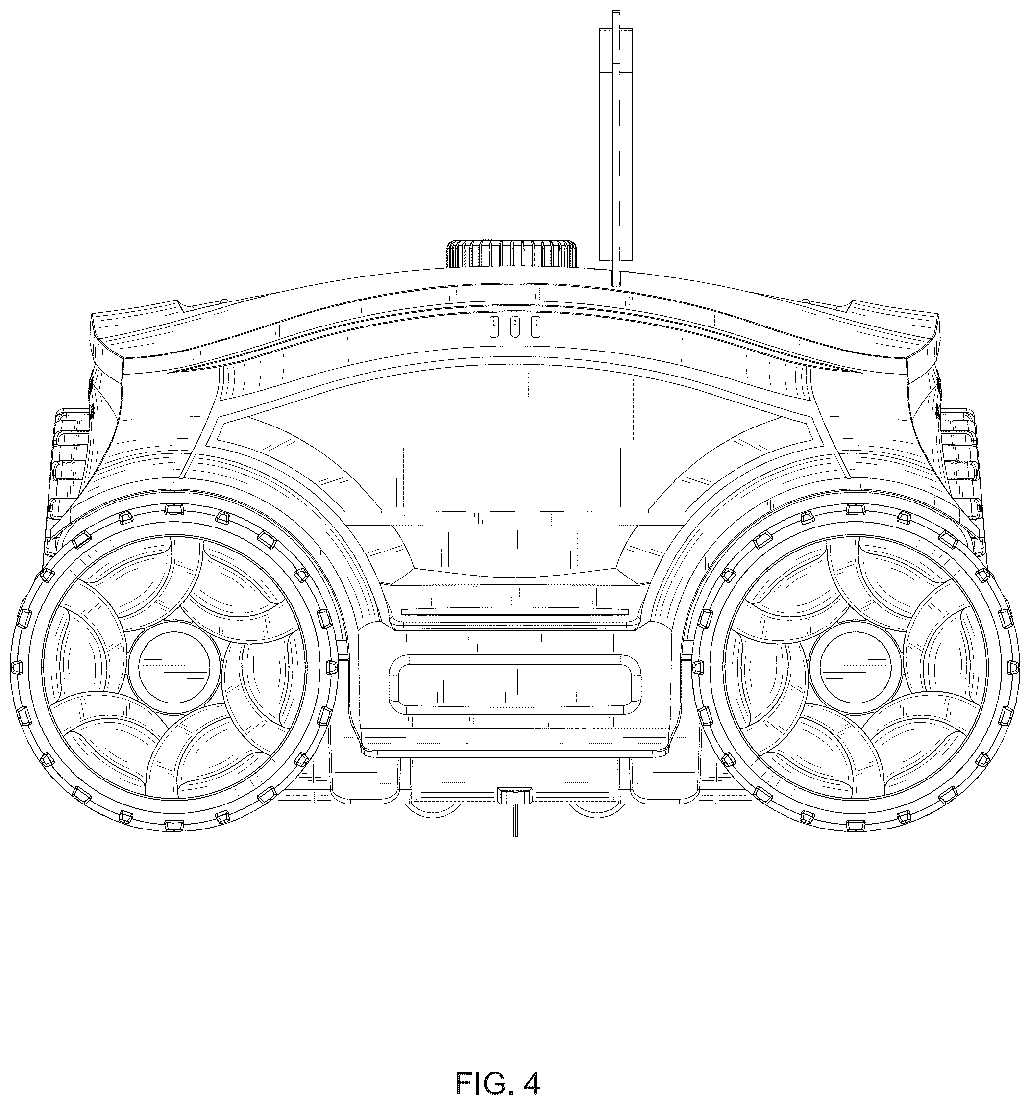 Patent USD1124549 Figure 4 – Pool cleaning device