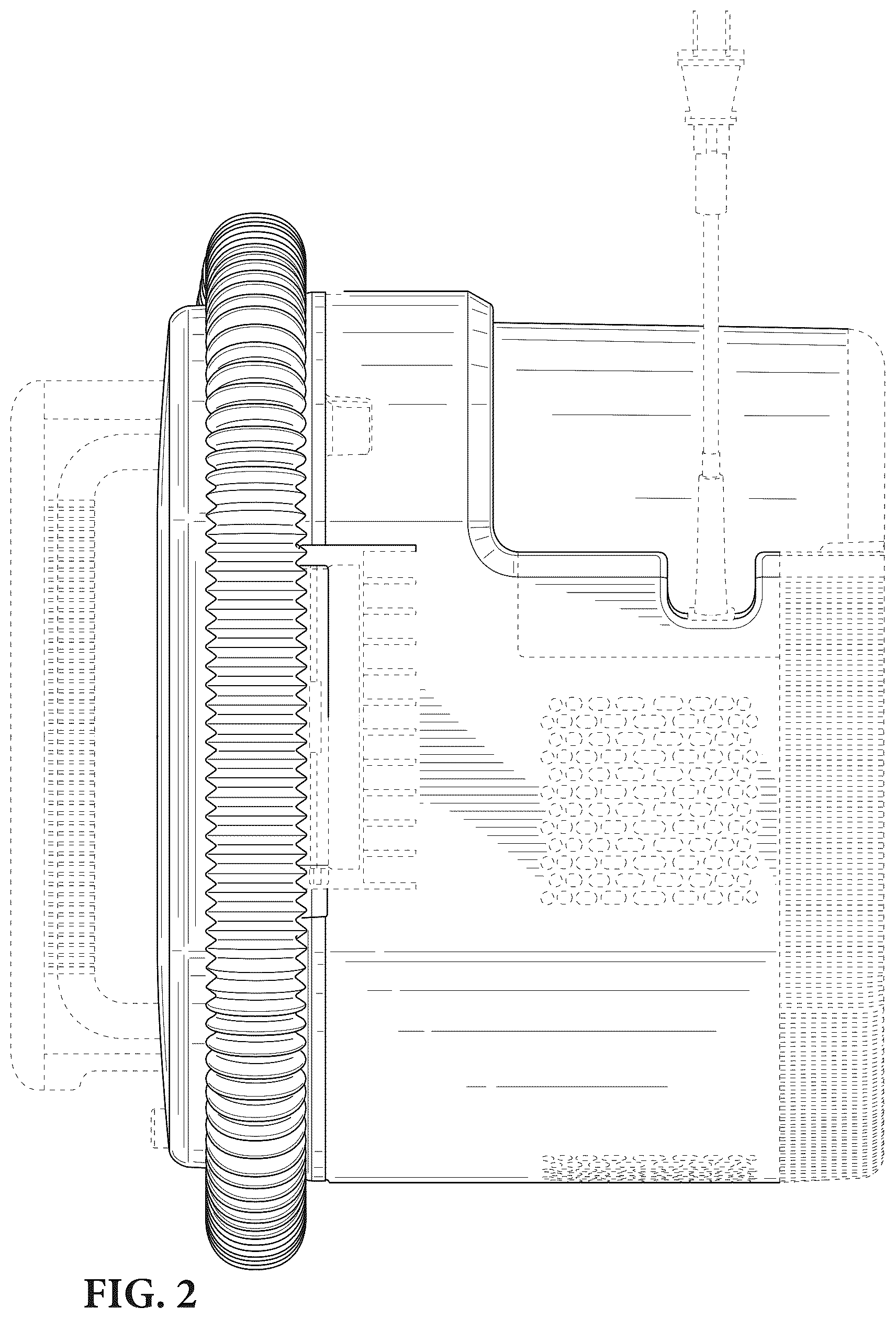 Patent USD1124550 Figure 2 – Vacuum cleaner